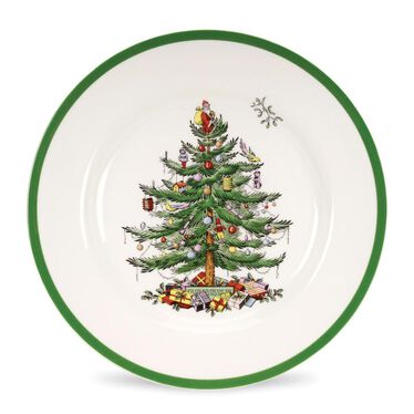 Christmas Tree Set of 4 Dinner Plates