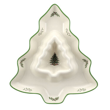 Christmas Tree Chip & Dip Bowl