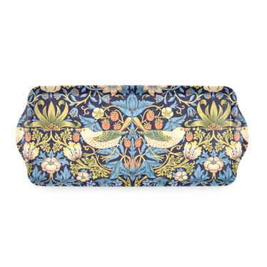 Morris & Co. Strawberry Thief Blue Melamine Sandwich Tray Morris & Co. Strawberry Thief Blue Melamine Sandwich Tray