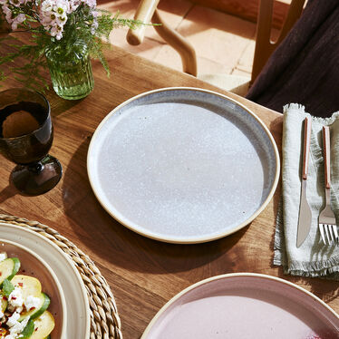 Minerals Dinner plate, Aquamarine