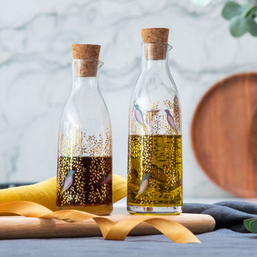 Sara Miller Chelsea Glass Oil & Vinegar Set Sara Miller Chelsea Glass Oil & Vinegar Set