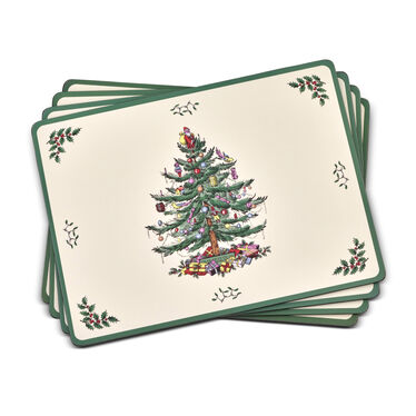 Christmas Tree Set of 4 Placemats