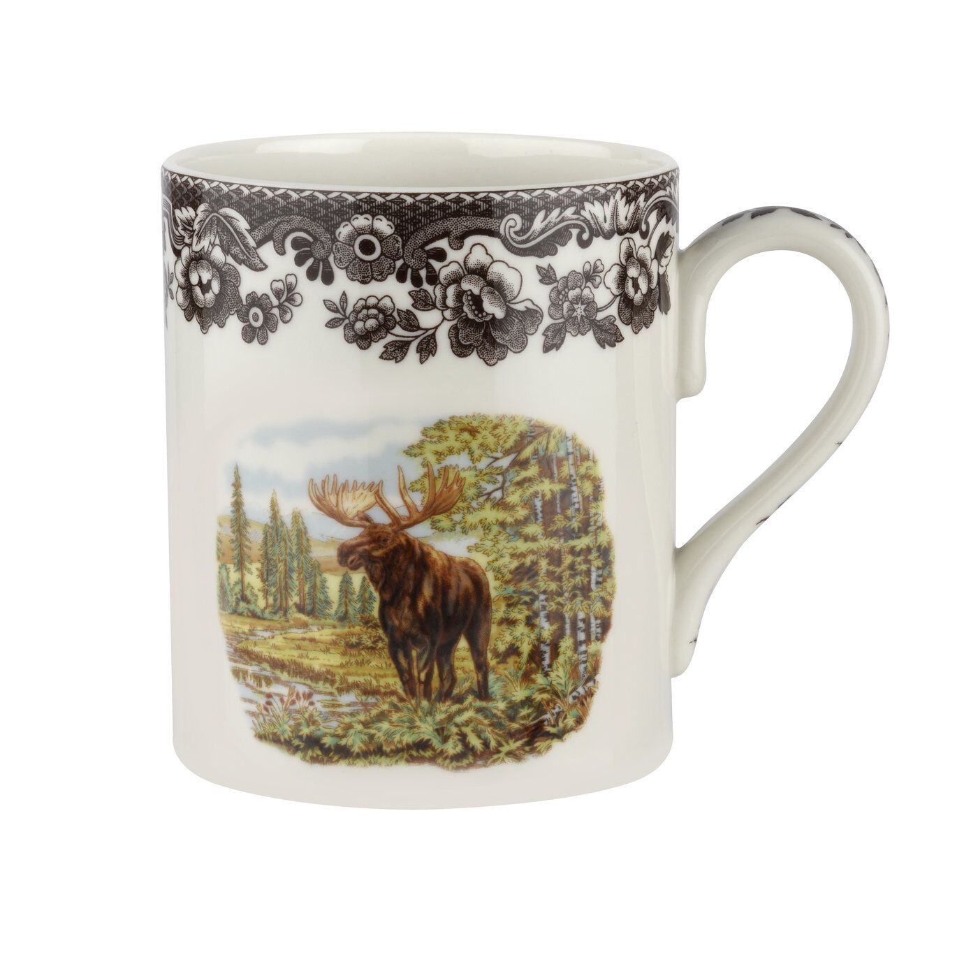 Spode Woodland 8" Elk Salad Plate 