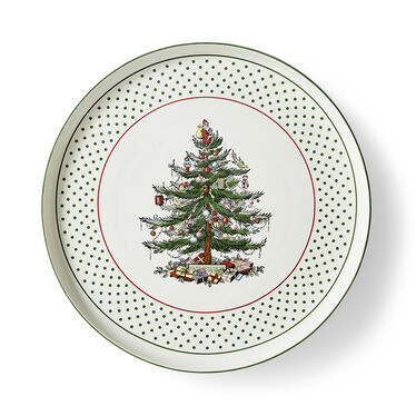 Christmas Tree Polka Dot 13" Lazy Susan Christmas Tree Polka Dot 13" Lazy Susan