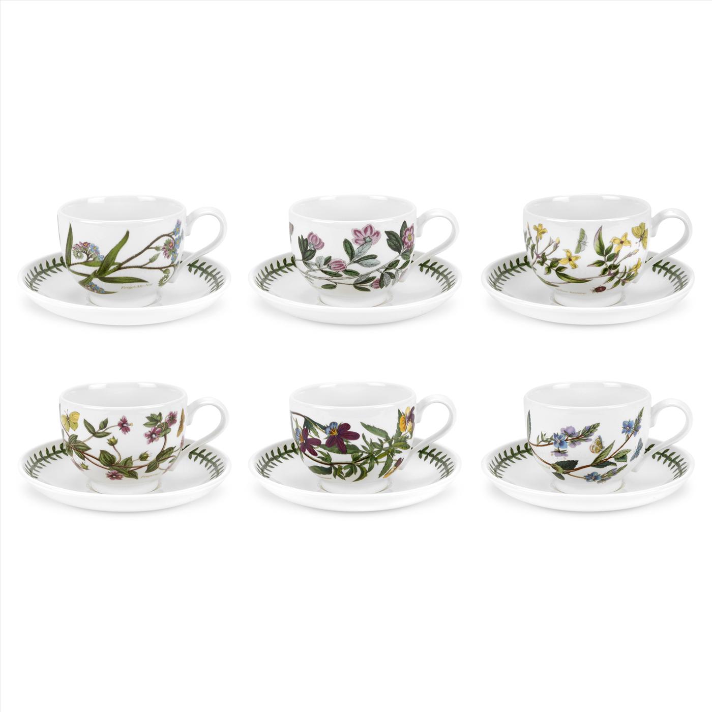 Botanic Garden Set of 6 Cups & Saucers image number null