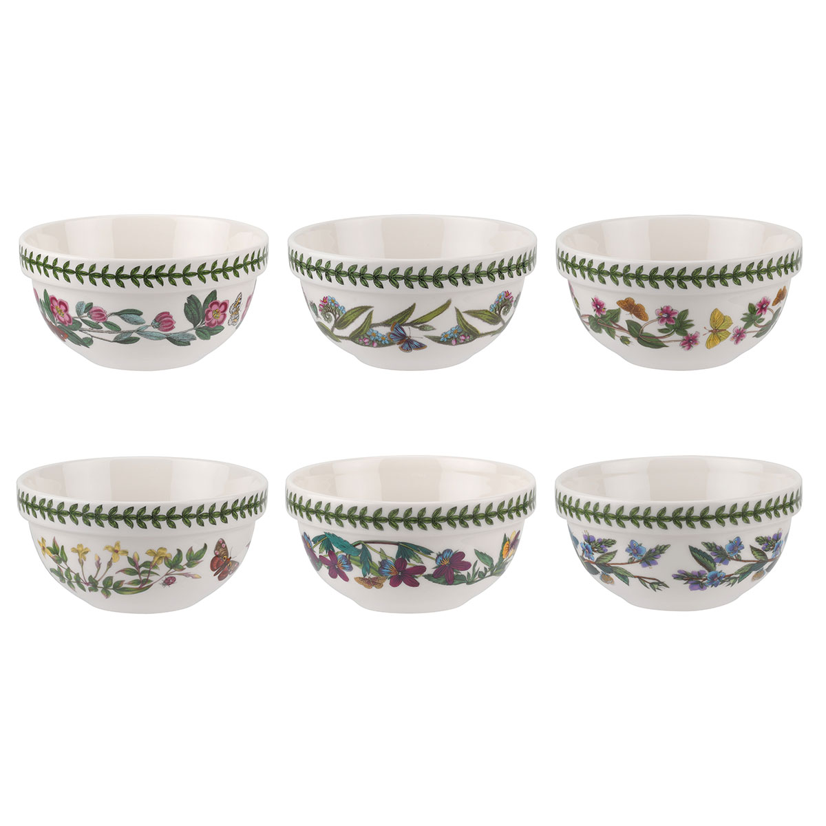Botanic Garden Set of 6 Stacking Bowls, 5.5 Inch image number null