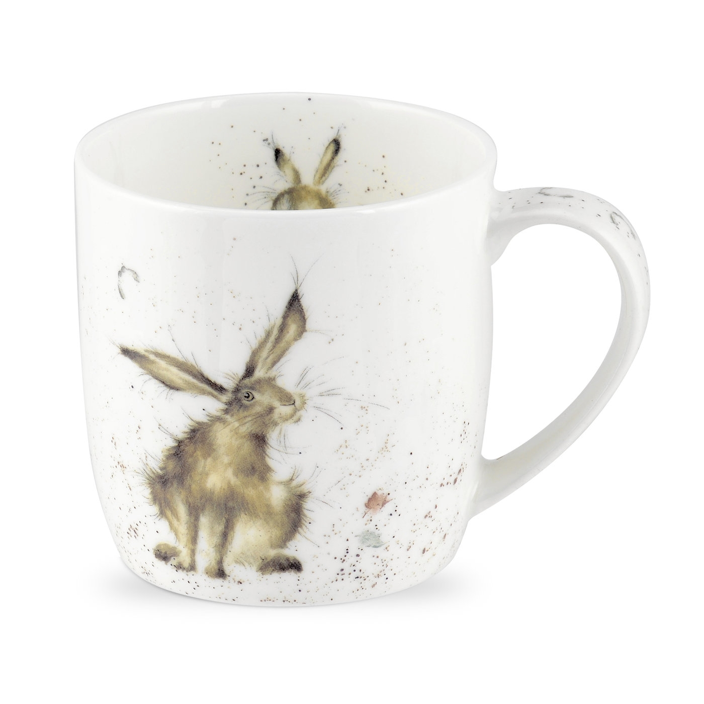 Wrendale Designs Good Hare Day 14 fl.oz. Mug, Hare image number null