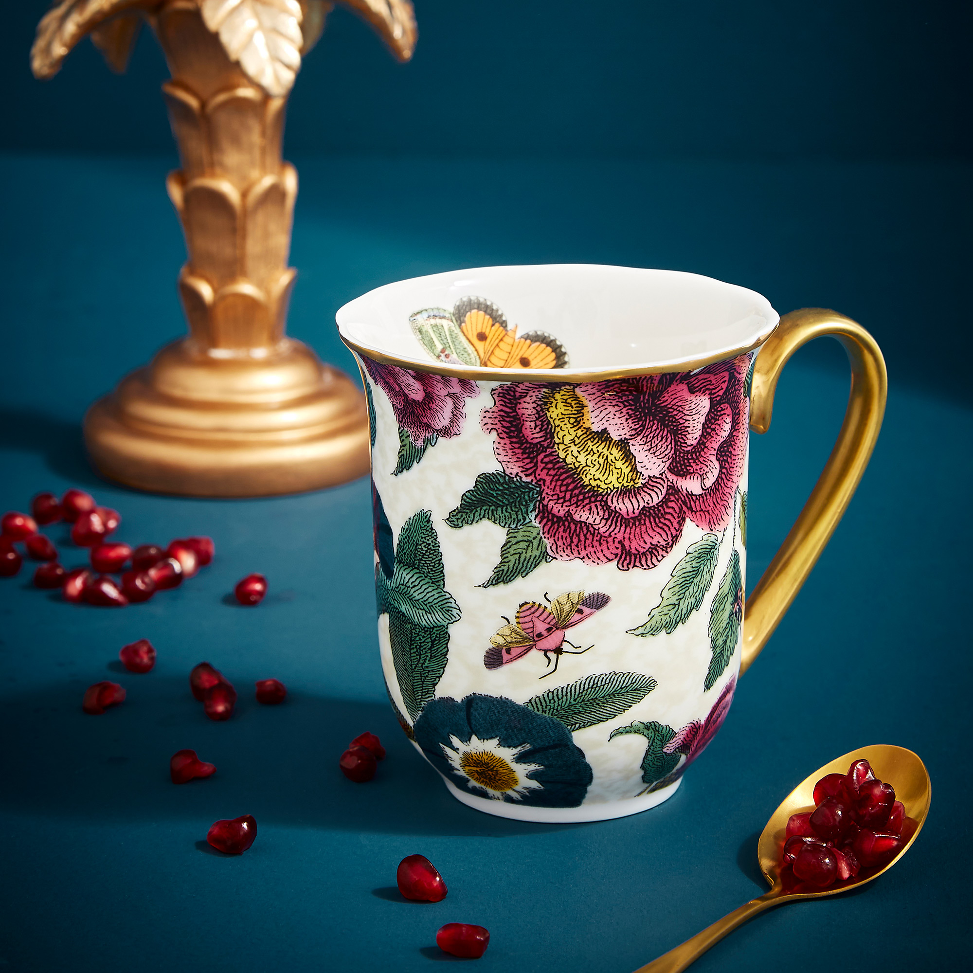 Tea Set Spode Creatures Of Curiosity Teacup Spode Creatures Of Curiosity -  Taza (0,34 L), Color Crema Tazas Con Diseño Dessert Plates, image size:2000x2000