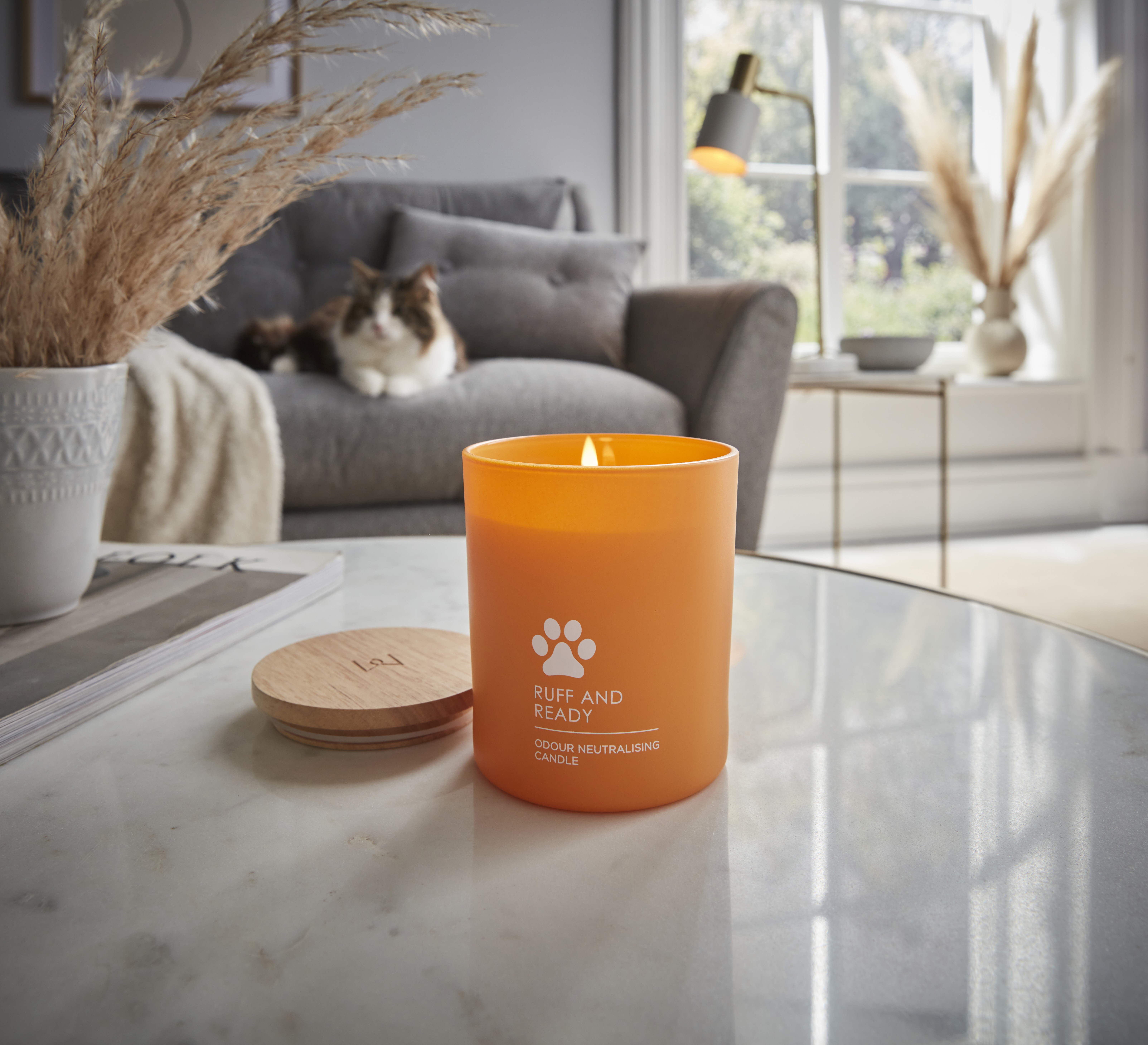 HomeScenter Ruff and Ready Candle image number null