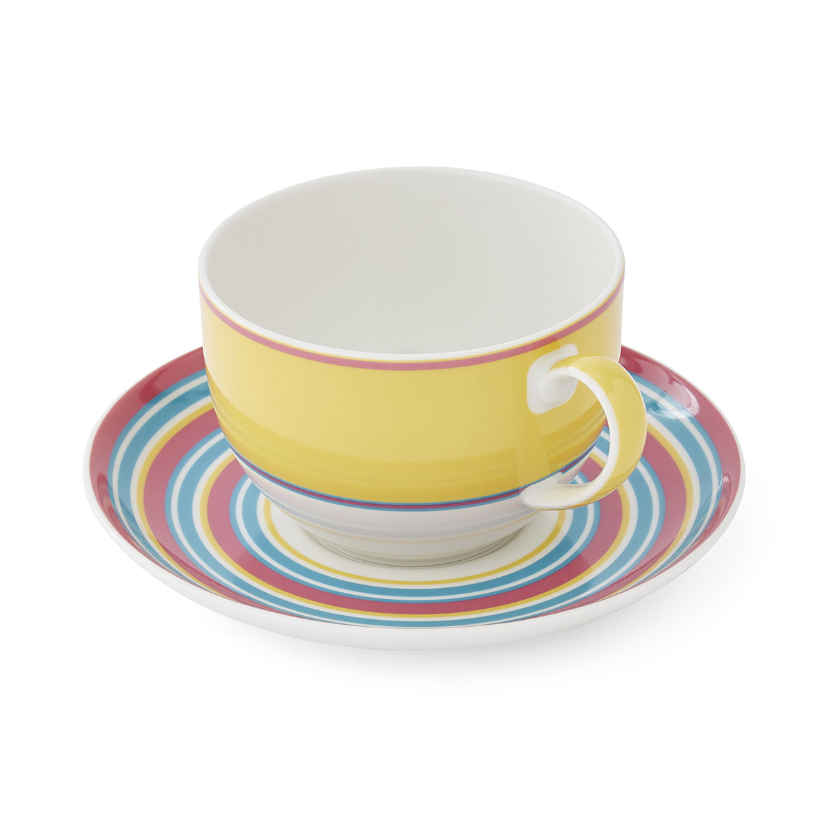 Kit Kemp Calypso Teacup & Saucer - Yellow image number null