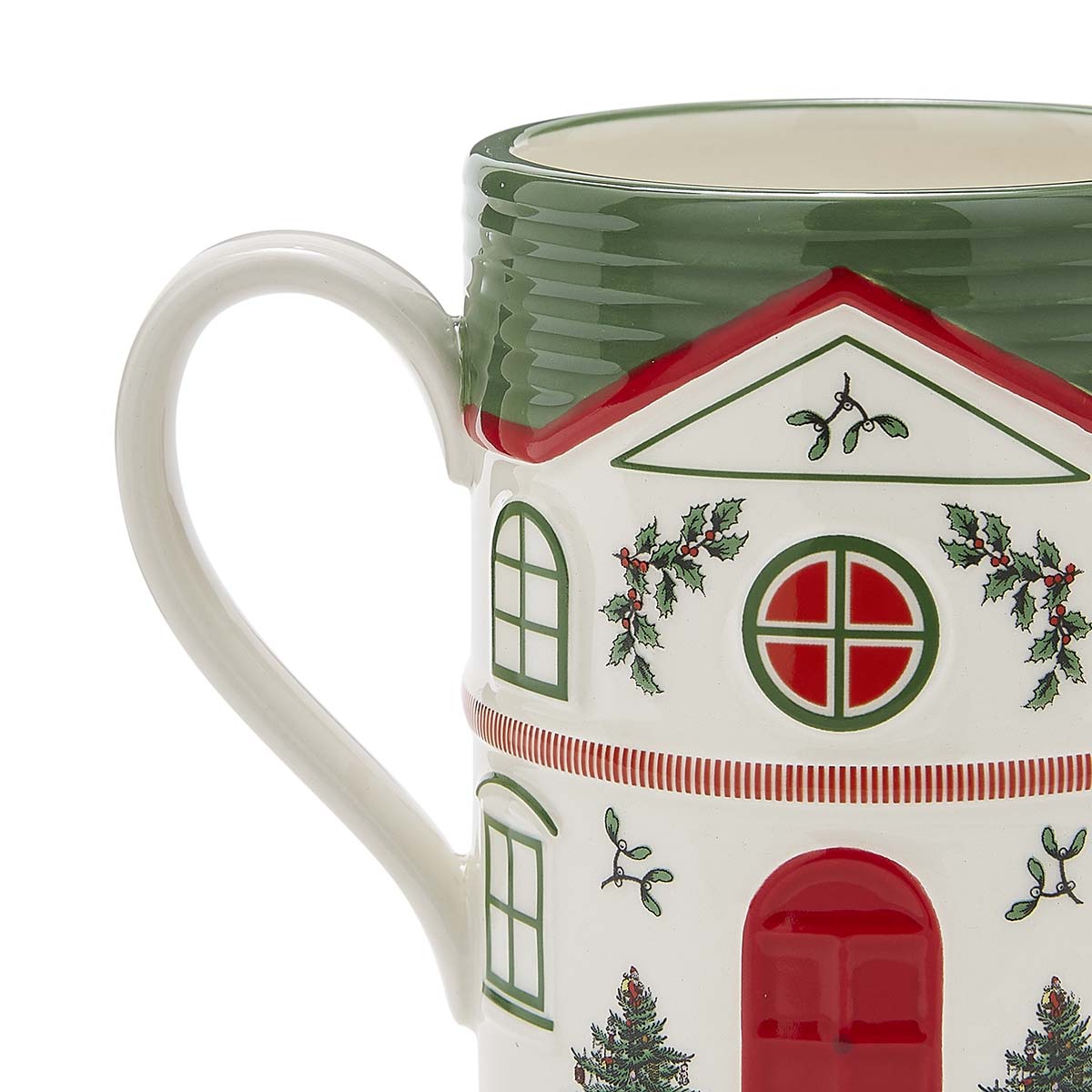 Christmas Tree Village Green Mug image number null