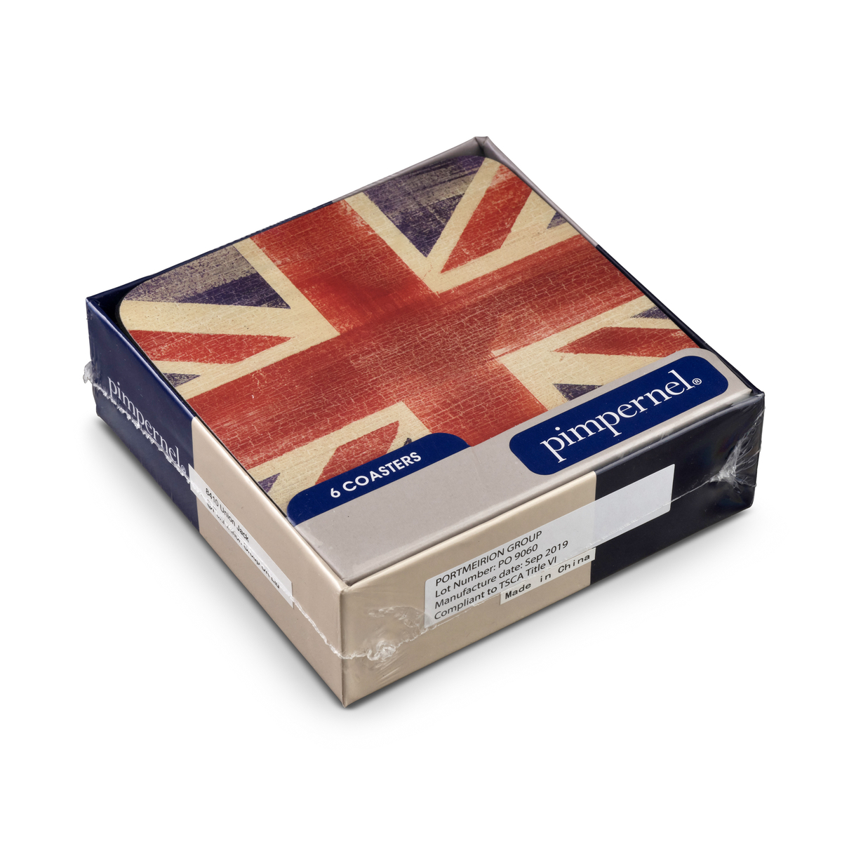 Union Jack Coasters Set of 6 image number null