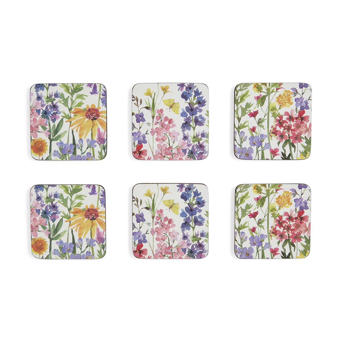 Wildflowers Set of 6 Coasters image number null