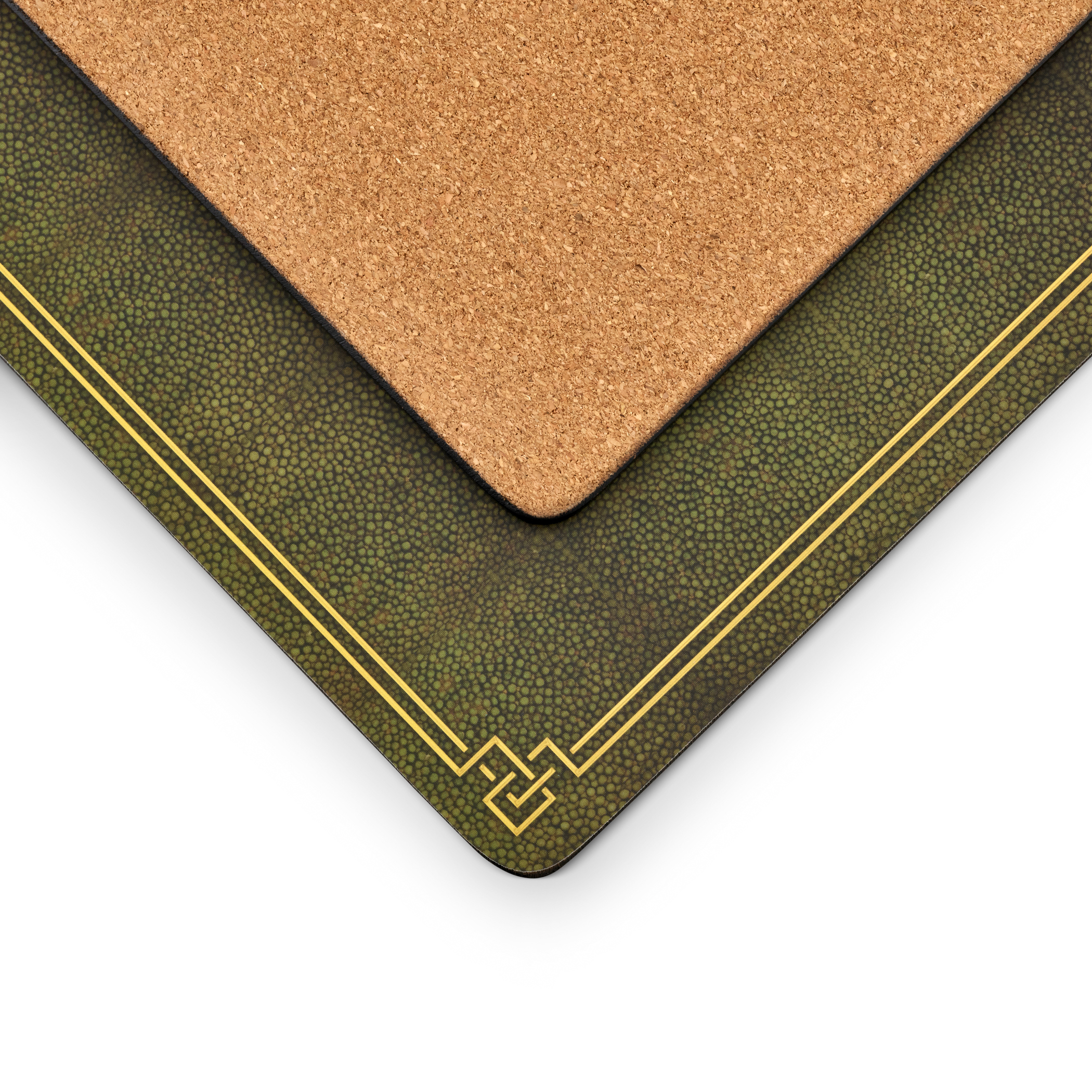 Shagreen Leather Placemats Set of 4 image number null