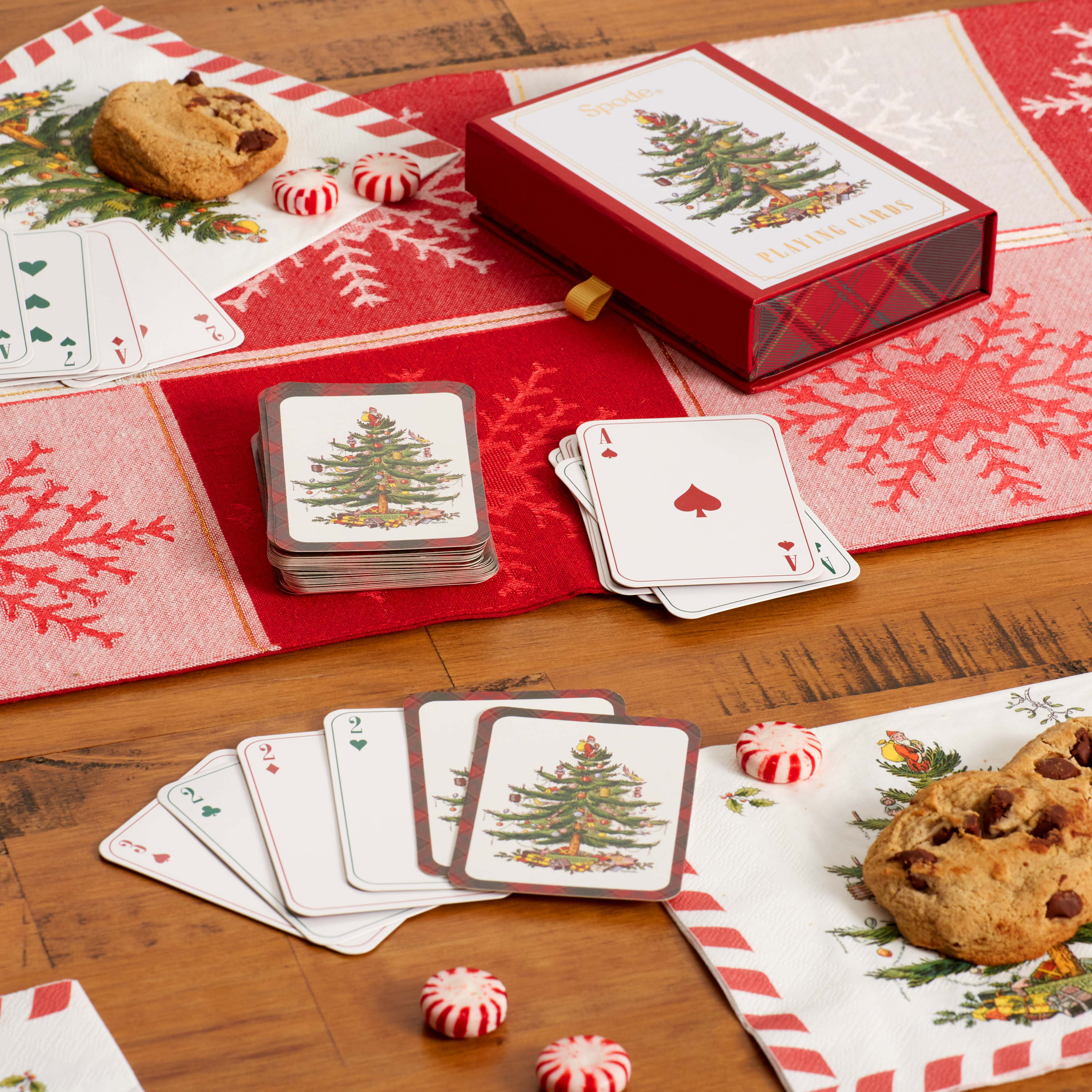 Christmas Tree Double Deck Playing Cards image number null