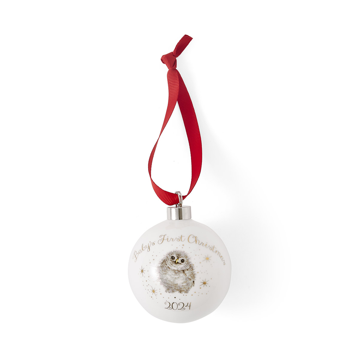 Wrendale Designs Baby's 1st Christmas Bauble image number null