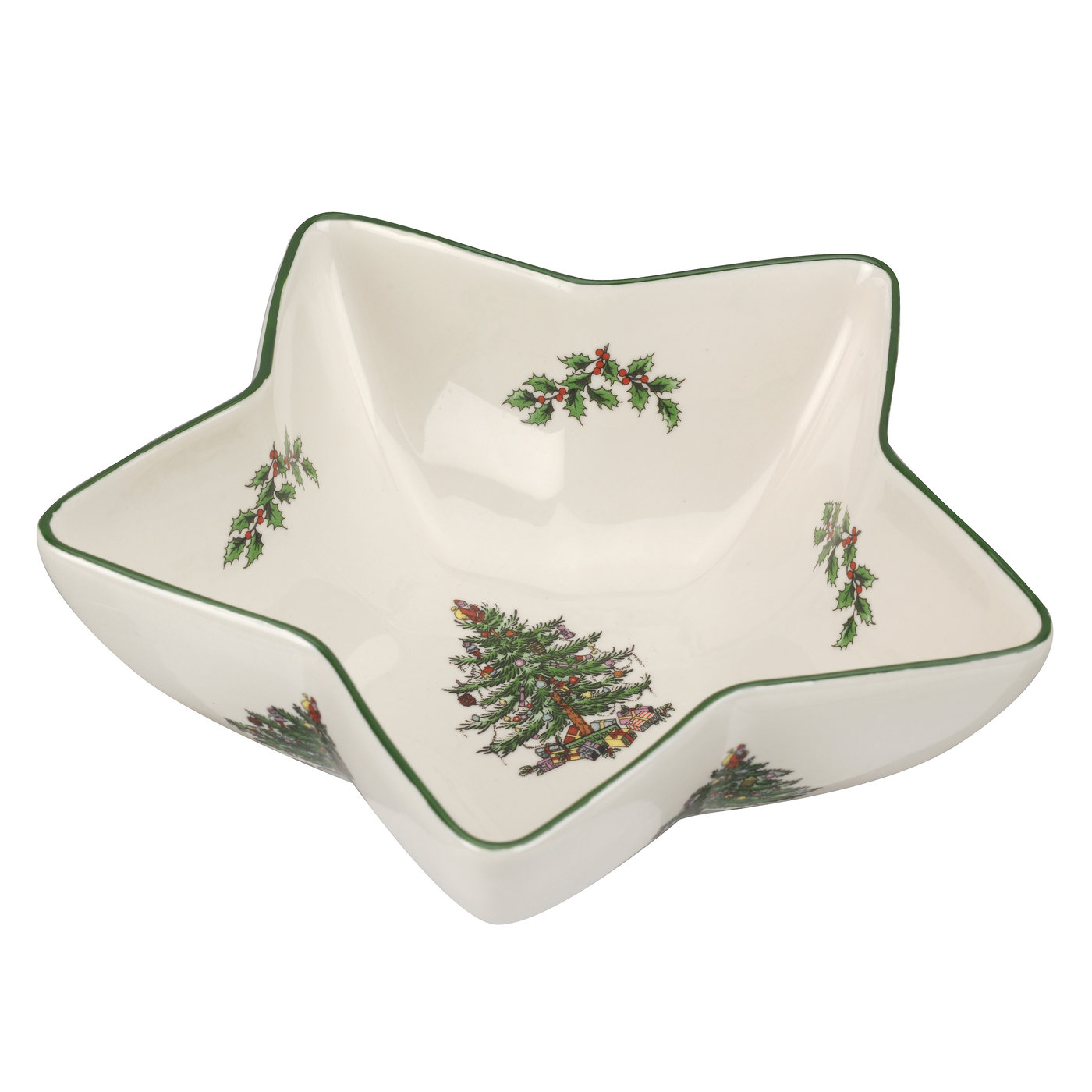 Spode Christmas Tree 6.25 Inch Star Dip Bowl Spode