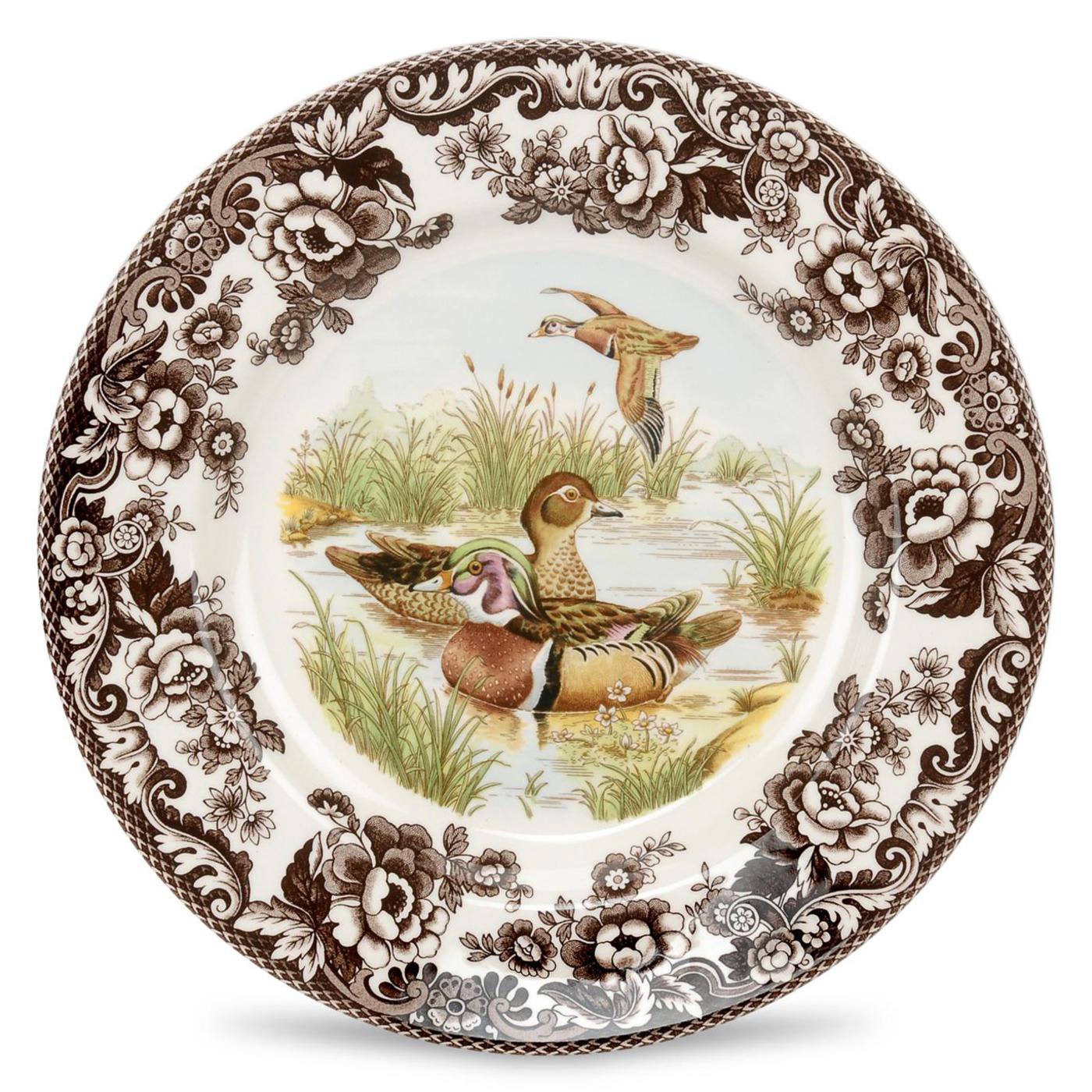 Spode Woodland Salad Plate 8 Inch (Wood Duck) Spode