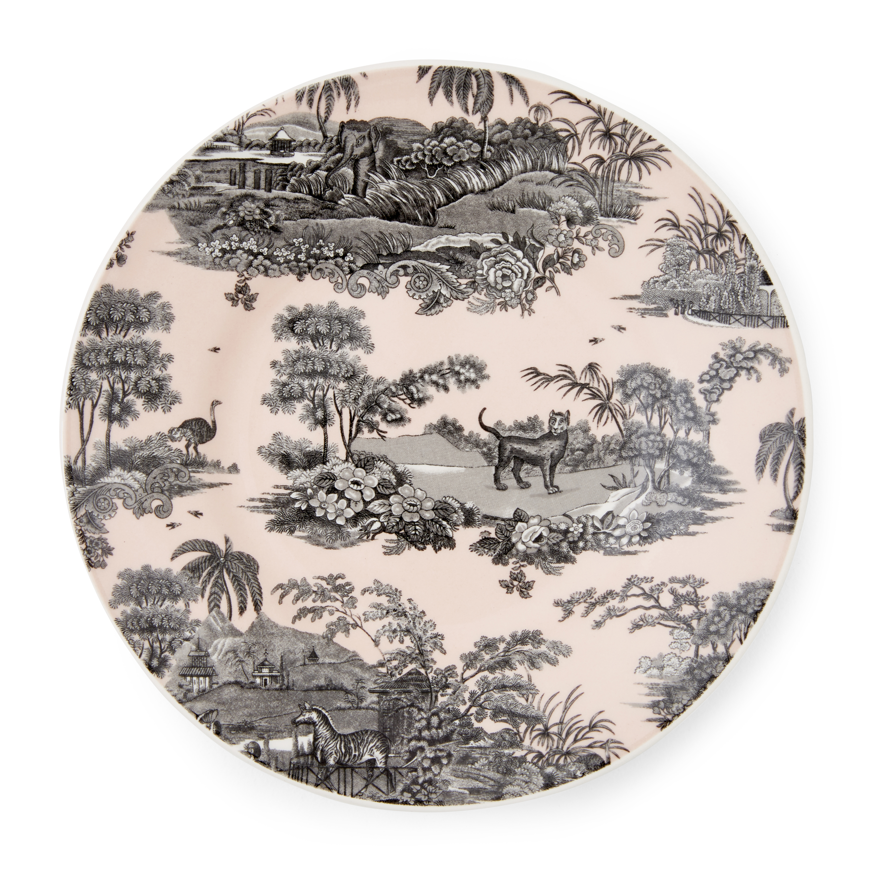 Zoological Gardens Tea Plate Set of 4 image number null