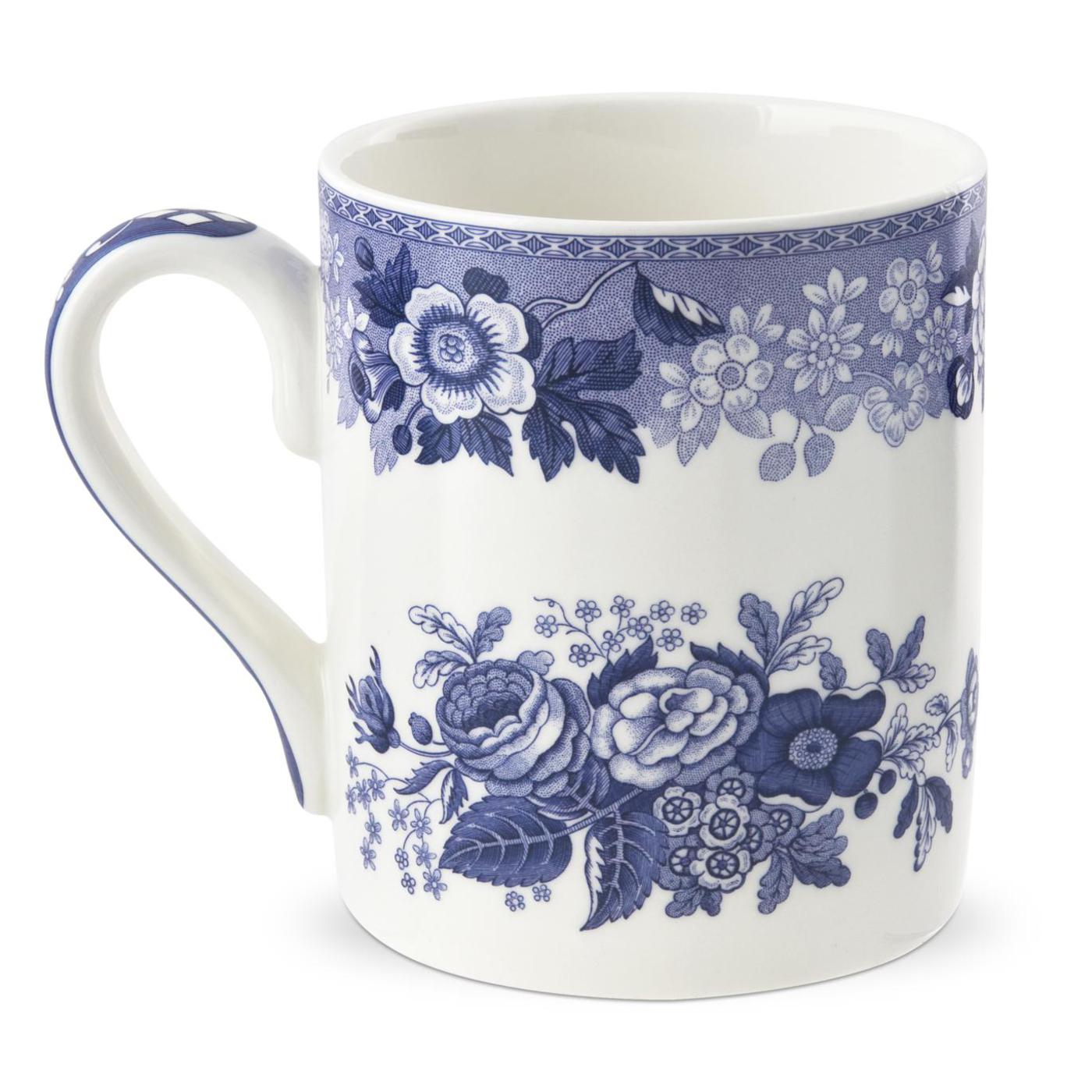 Spode Blue Room Blue Rose Mug Spode