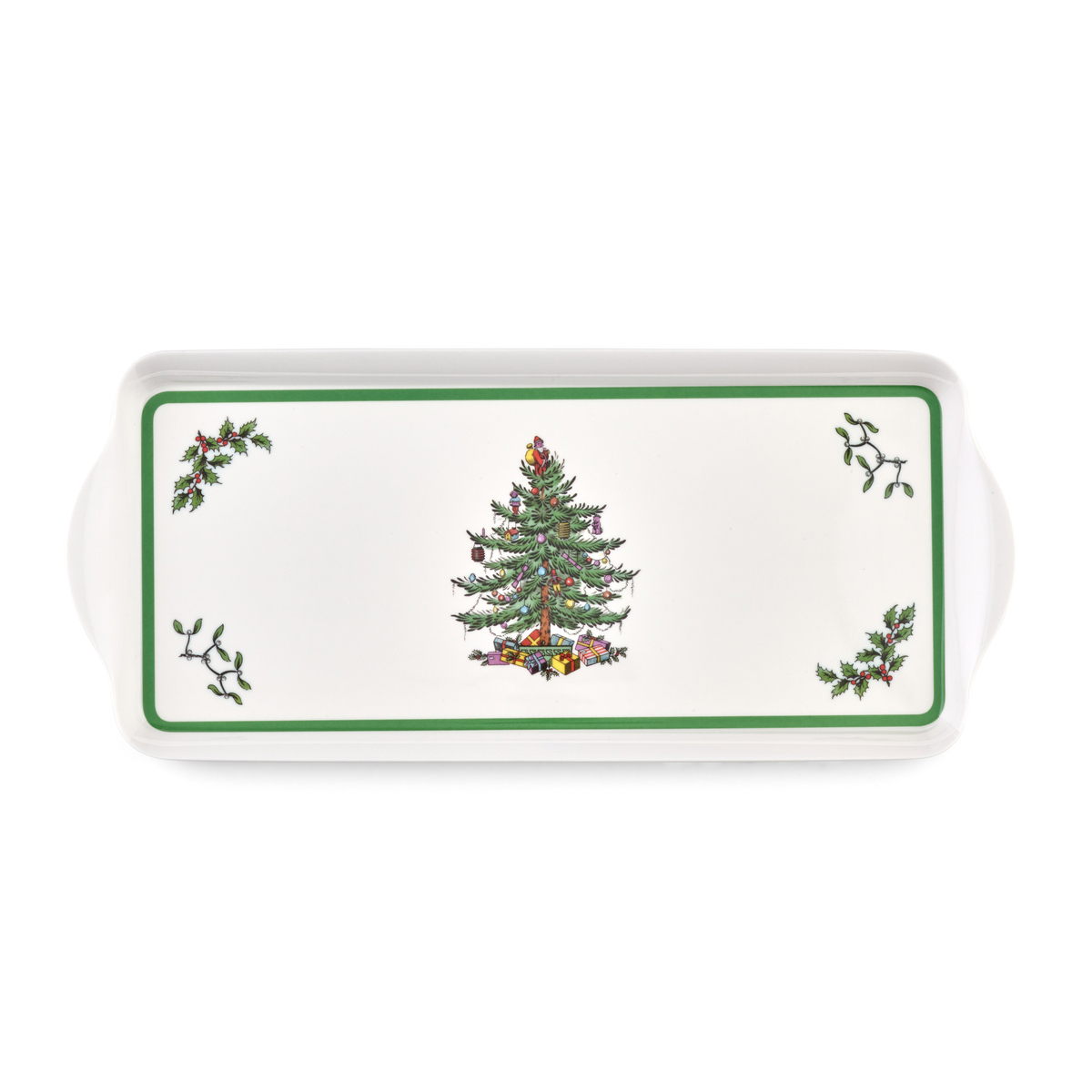 Christmas Tree Melamine Sandwich Tray image number null