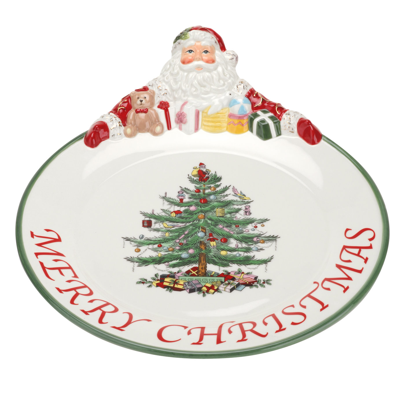 Spode Christmas Tree Santa Platter Spode