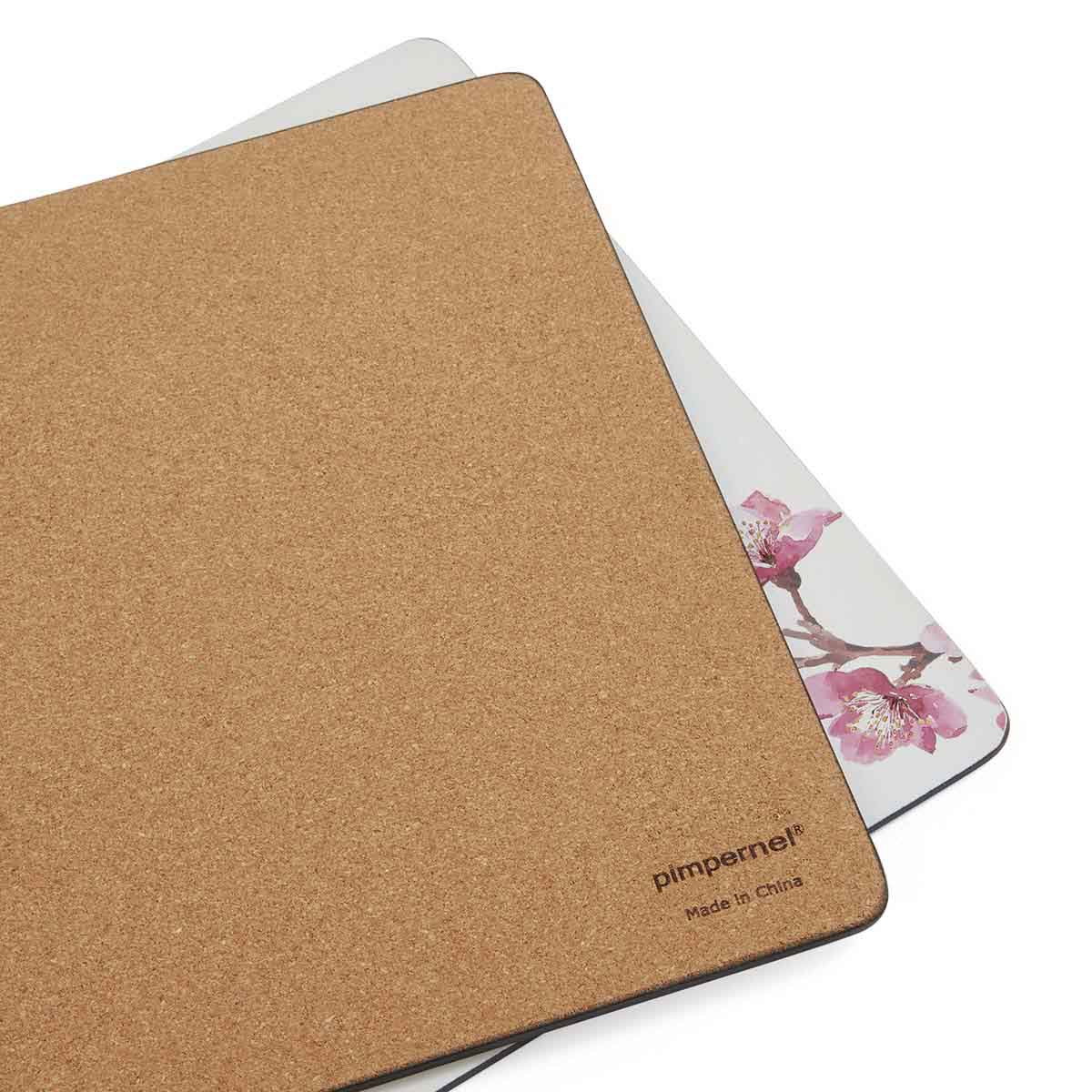 Pink Blossom Set of 4 Large Placemats image number null