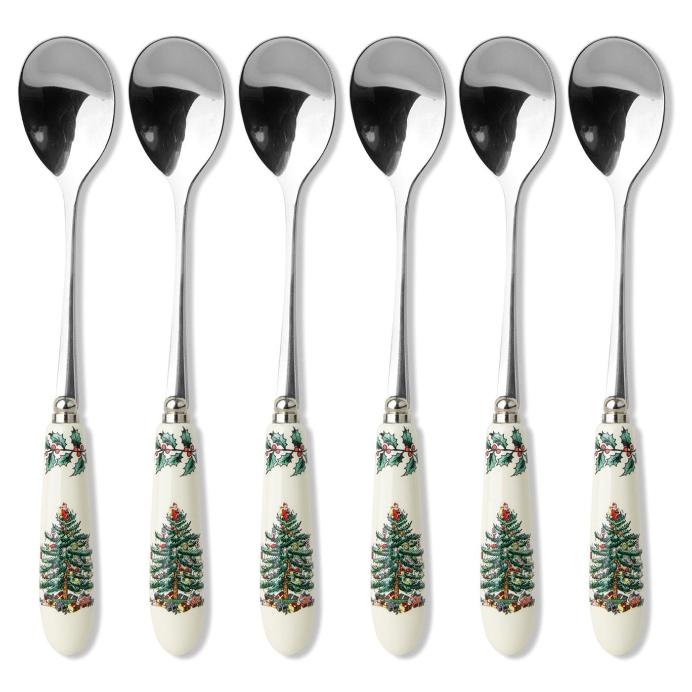 Christmas Tree Teaspoons Set of 6 image number null