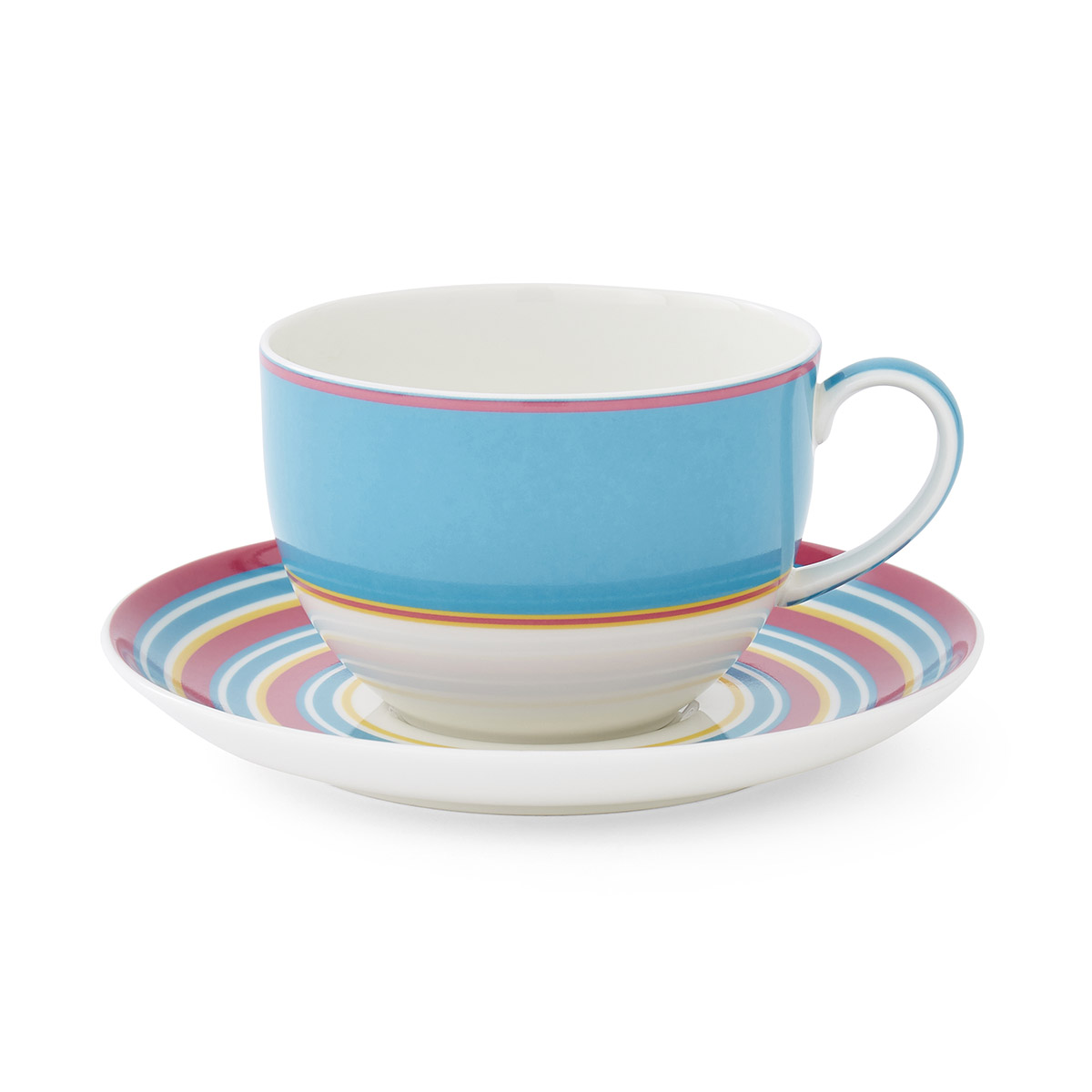 Kit Kemp Calypso Teacup & Saucer - Turquoise image number null