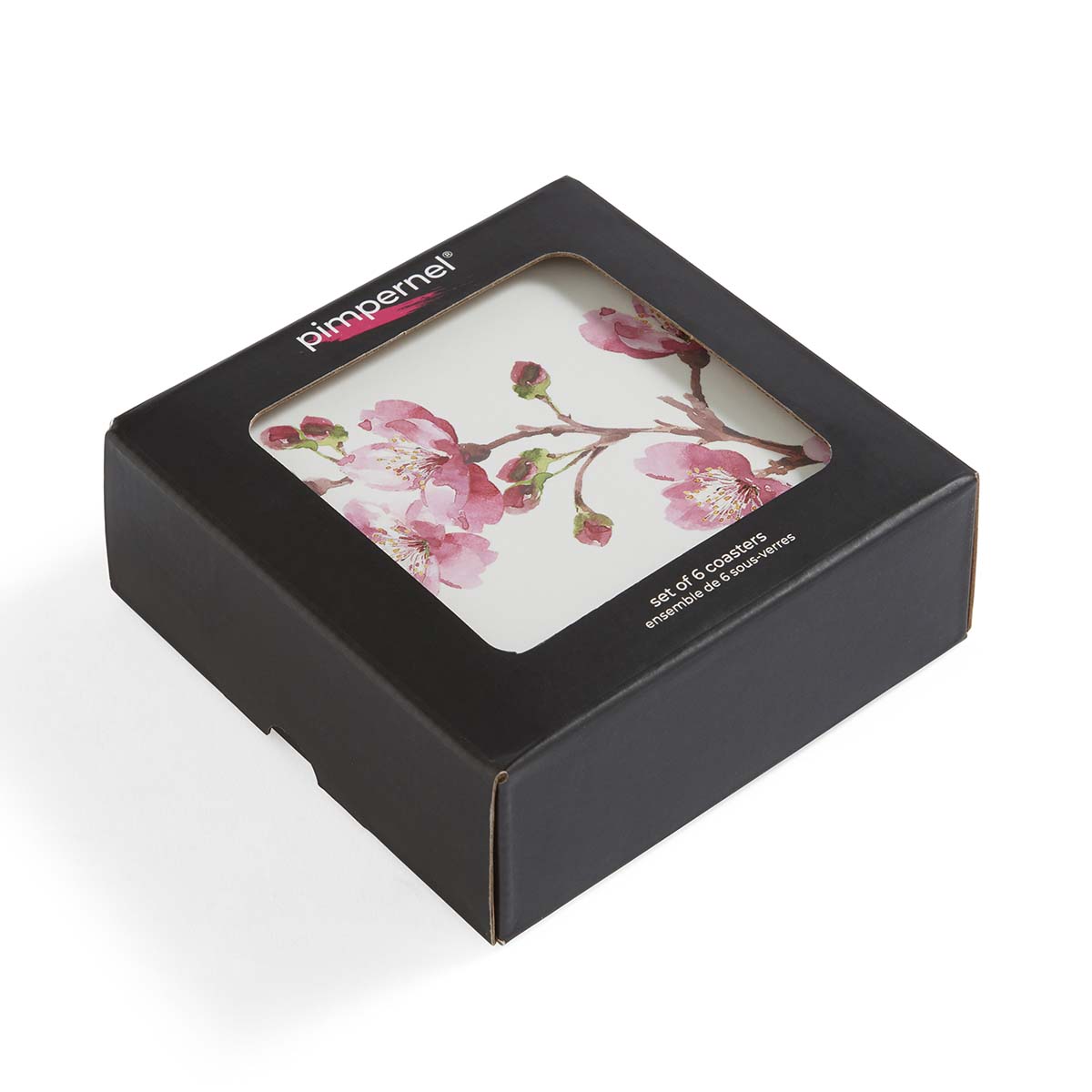 Pink Blossom Set of 6 Coasters image number null