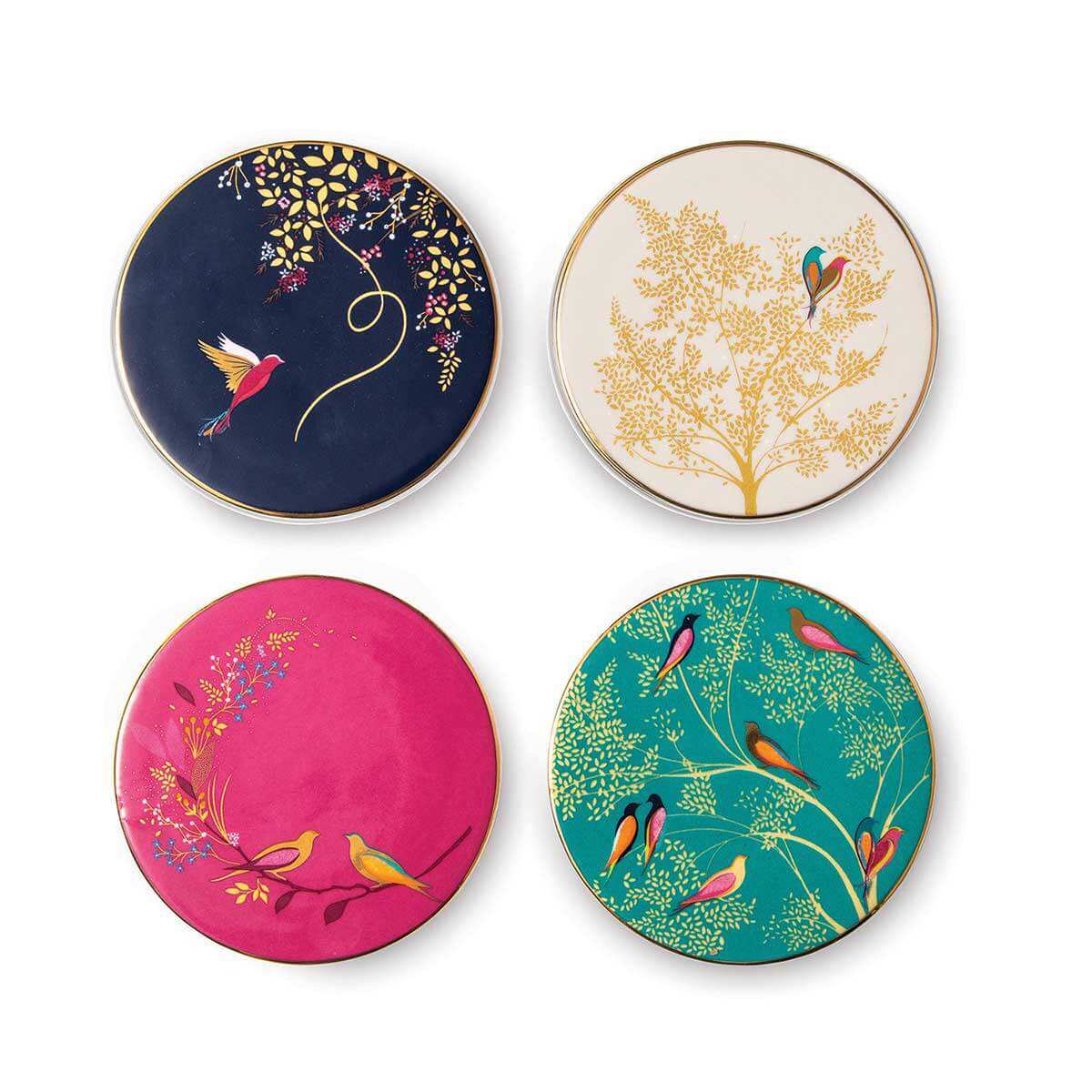 Sara Miller Chelsea Set of 4 Ceramic Coasters image number null