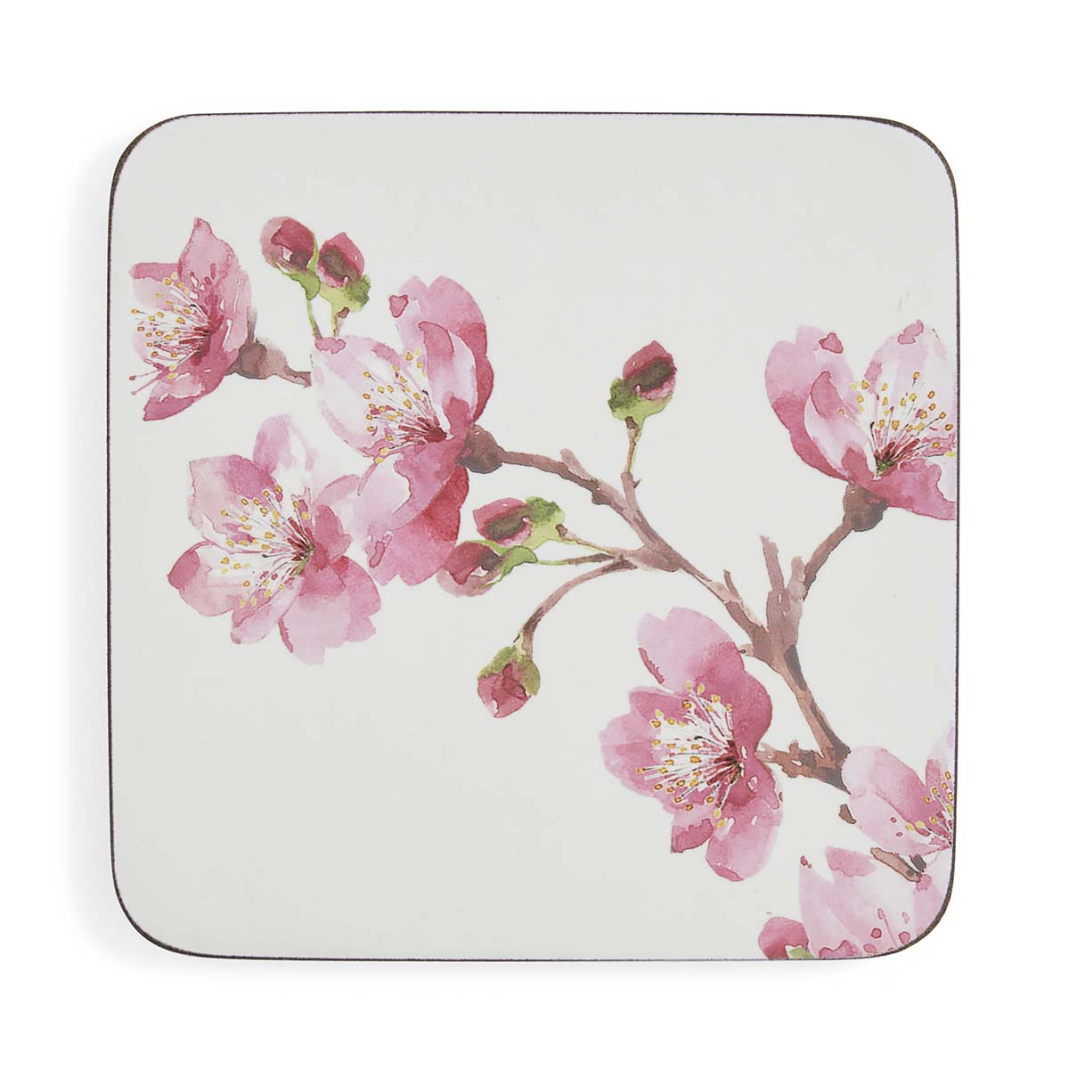 Pink Blossom Set of 6 Coasters image number null