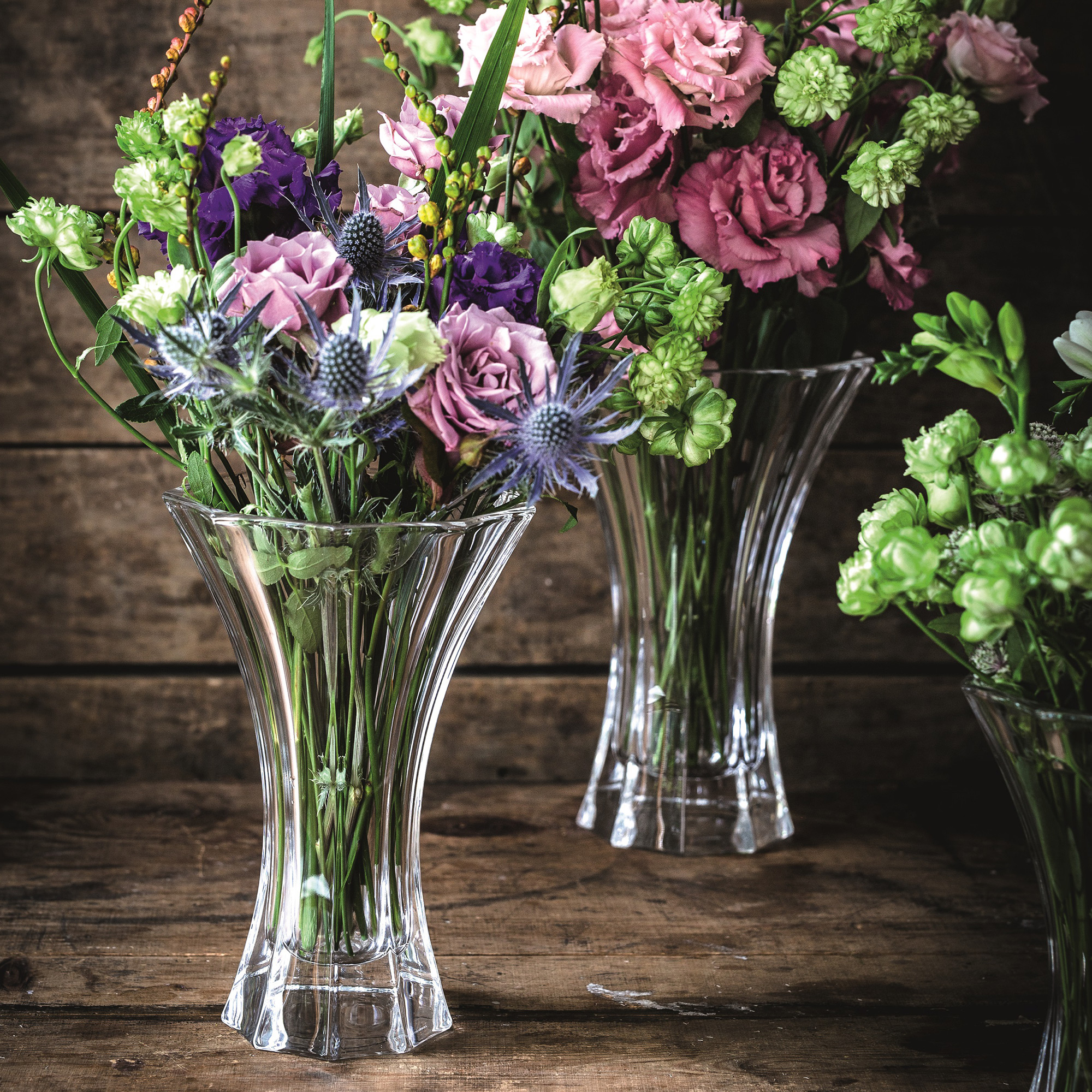 Saphir Medium Glass Vase image number null