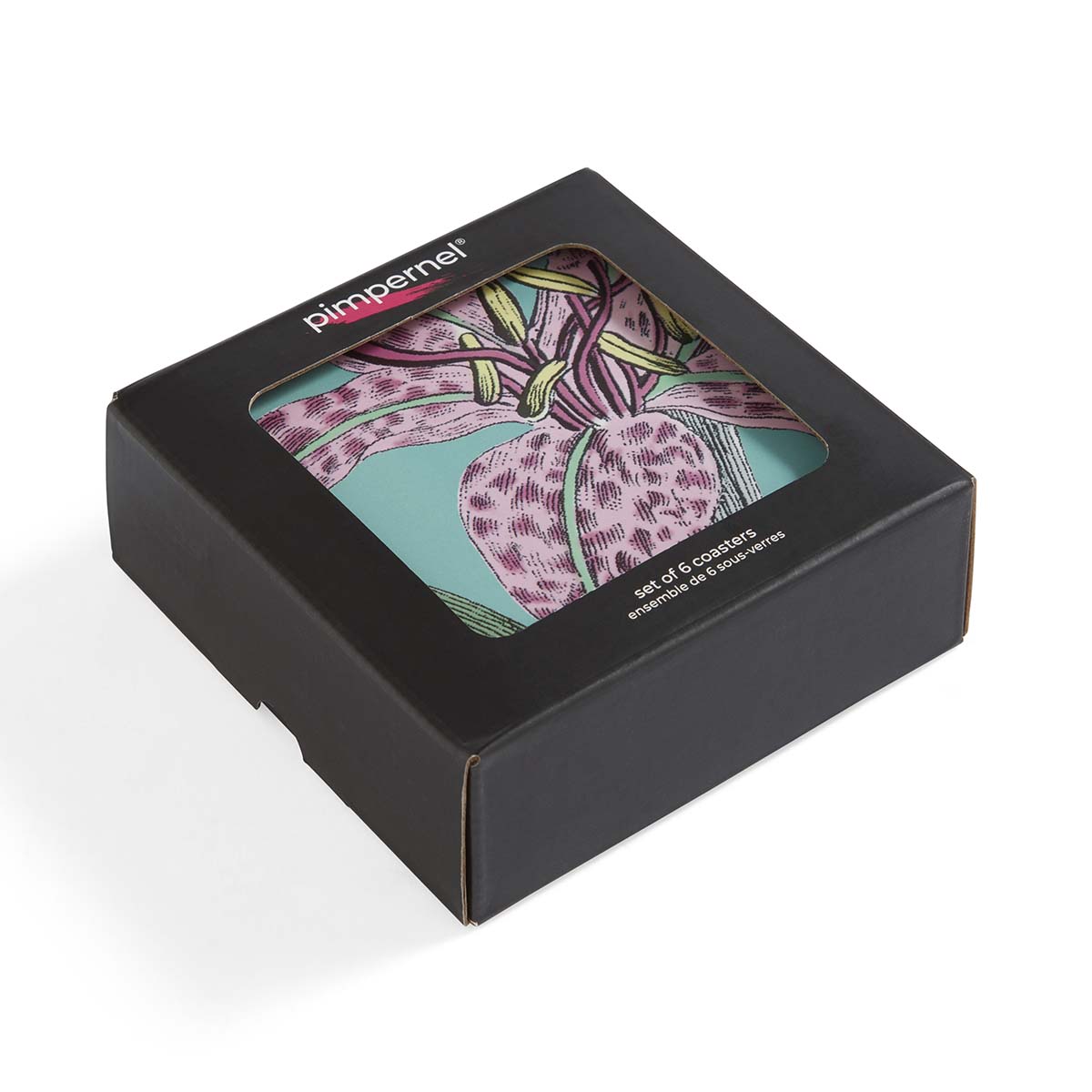 Botanic Garden Flora & Fauna Set of 6 Coasters image number null