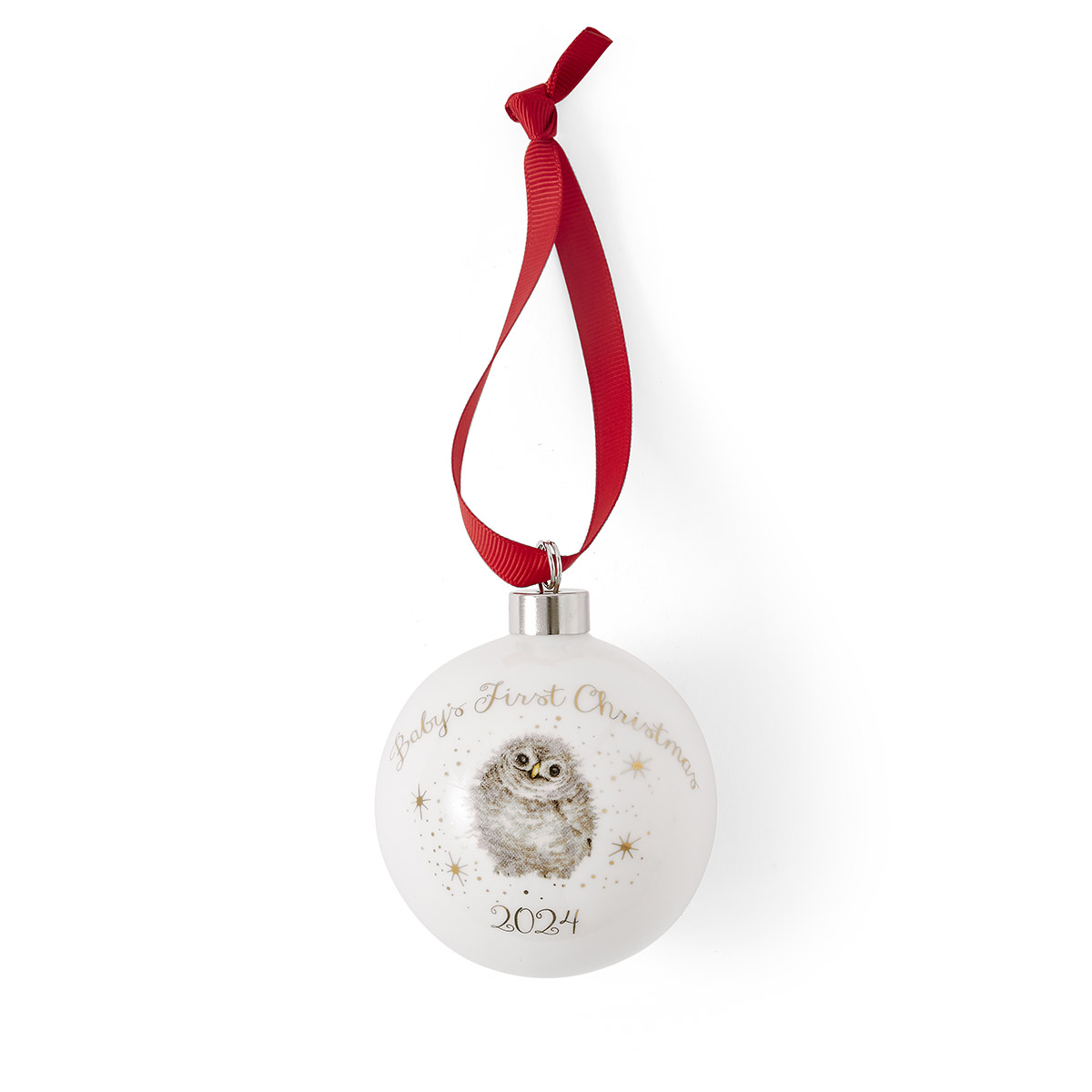 Wrendale Designs Baby's 1st Christmas Bauble image number null