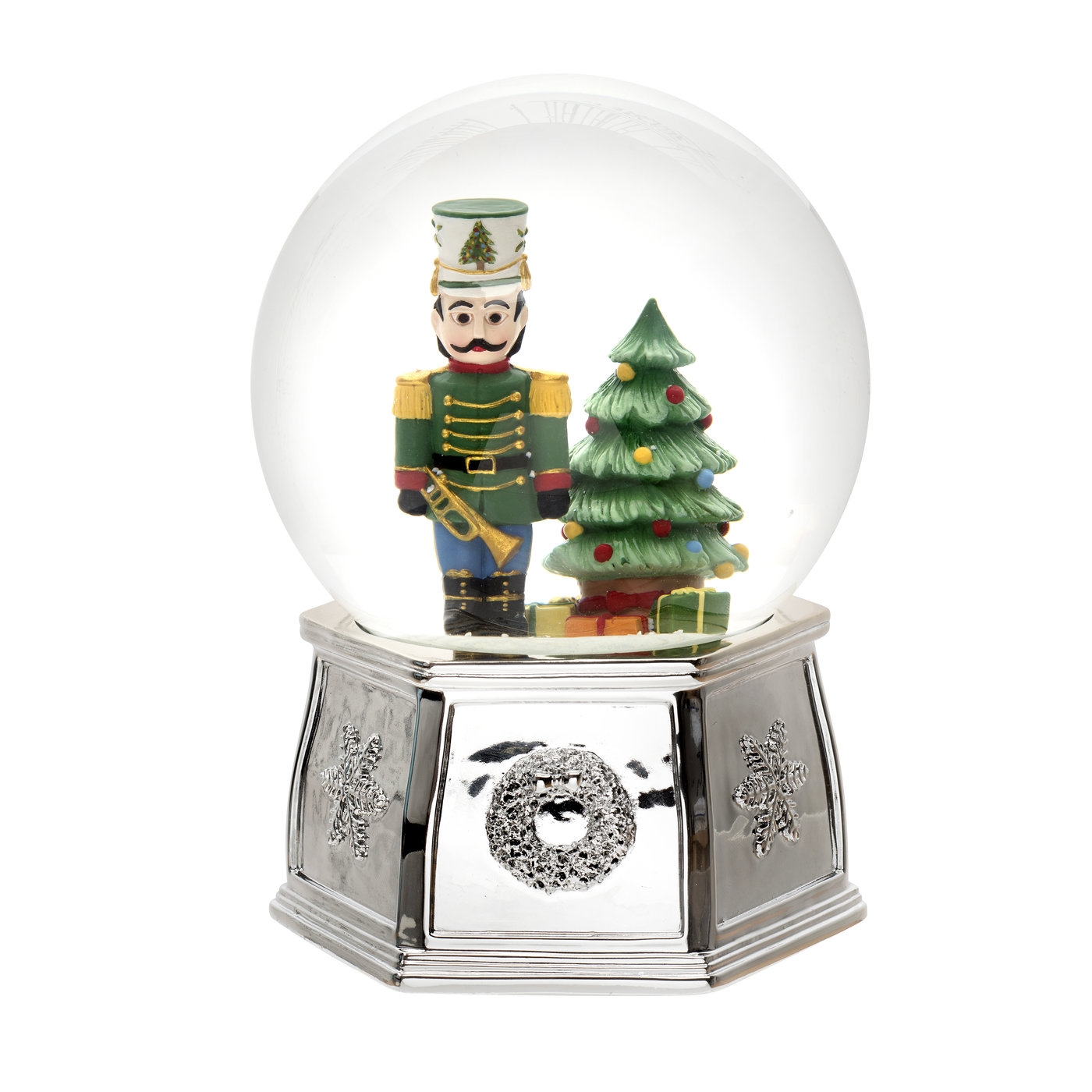 Christmas Tree Large Nutcracker Snowglobe image number null