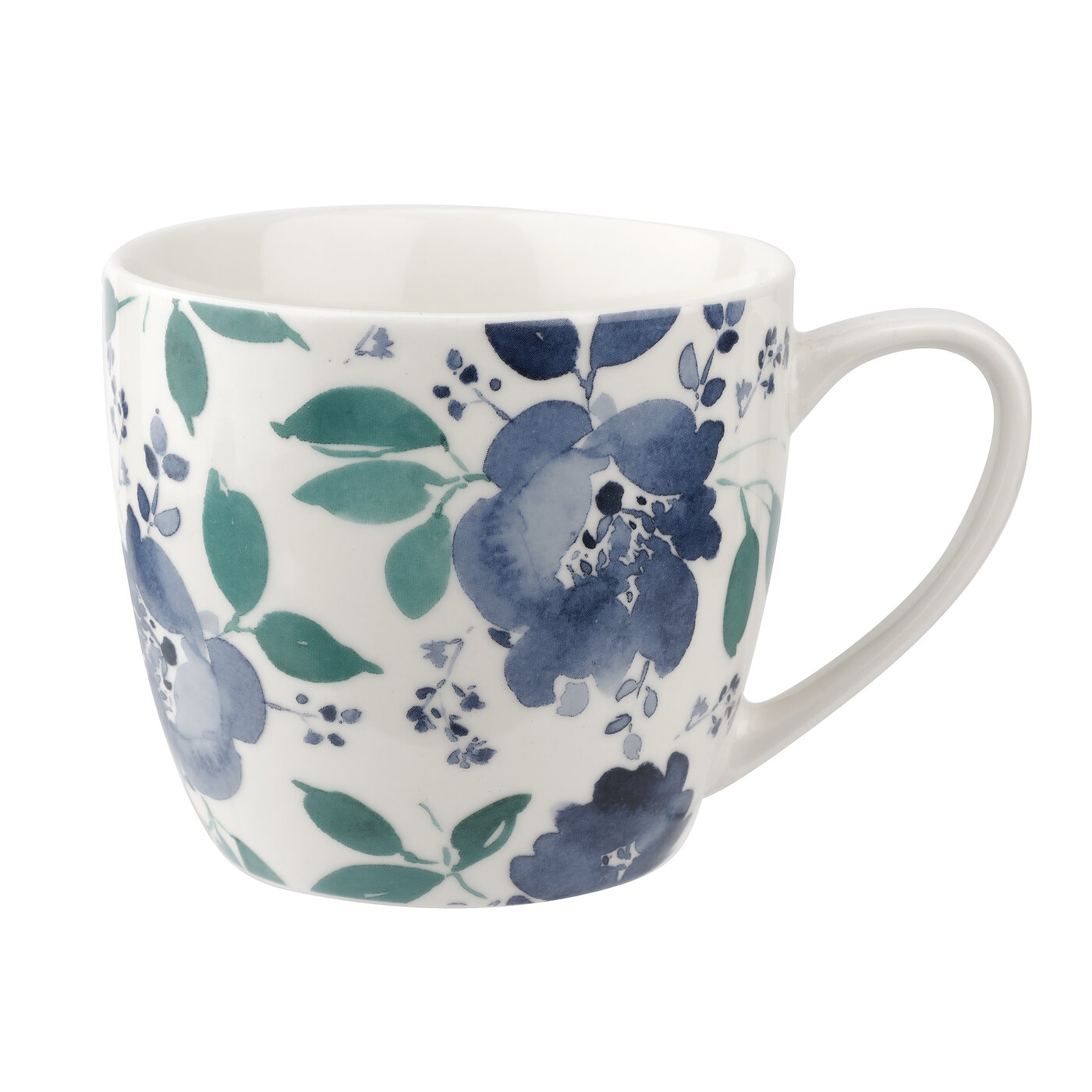 Blue Flower 16 fl.oz. Mug image number null