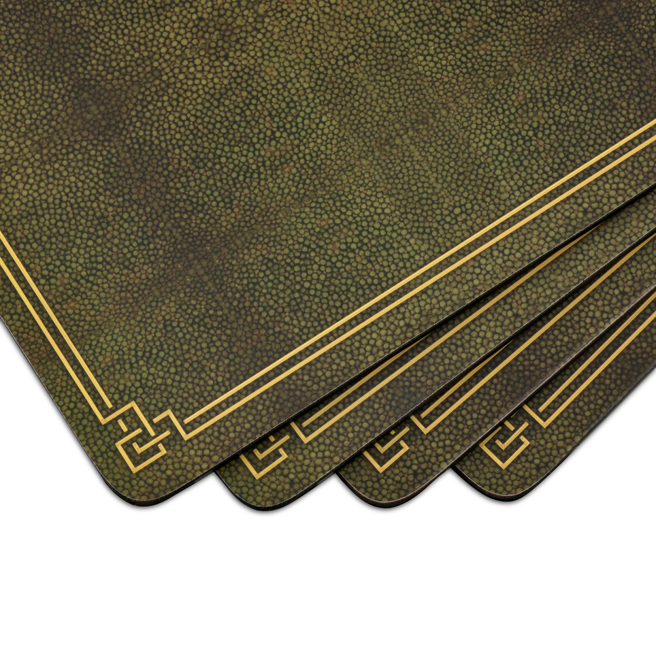 Shagreen Leather Placemats Set of 4 image number null