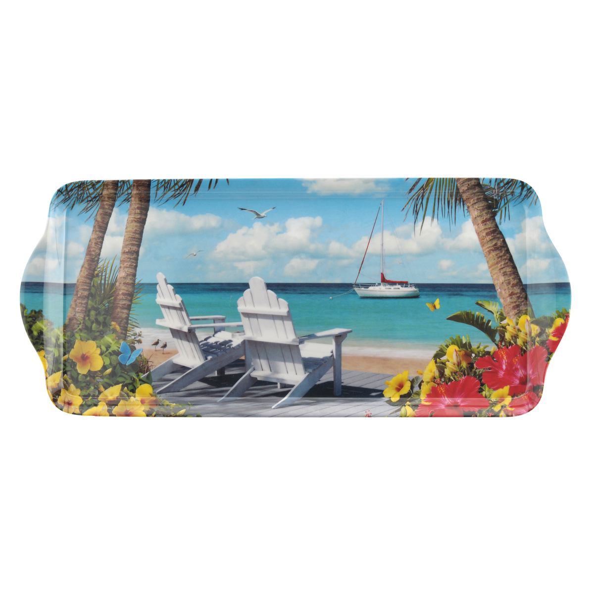 In The Sunshine Melamine Sandwich Tray image number null