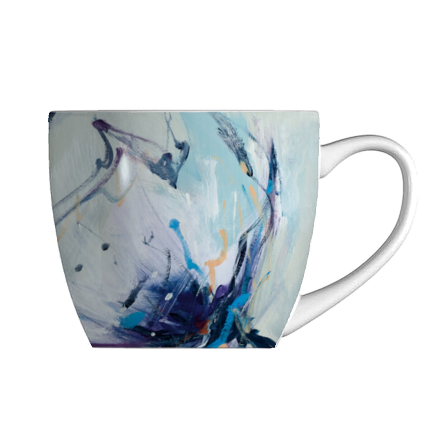 Blooms in Lilac 16 oz Mug image number null