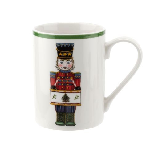 Christmas Tree Nutcracker Set of 2 Mugs and Tray image number null