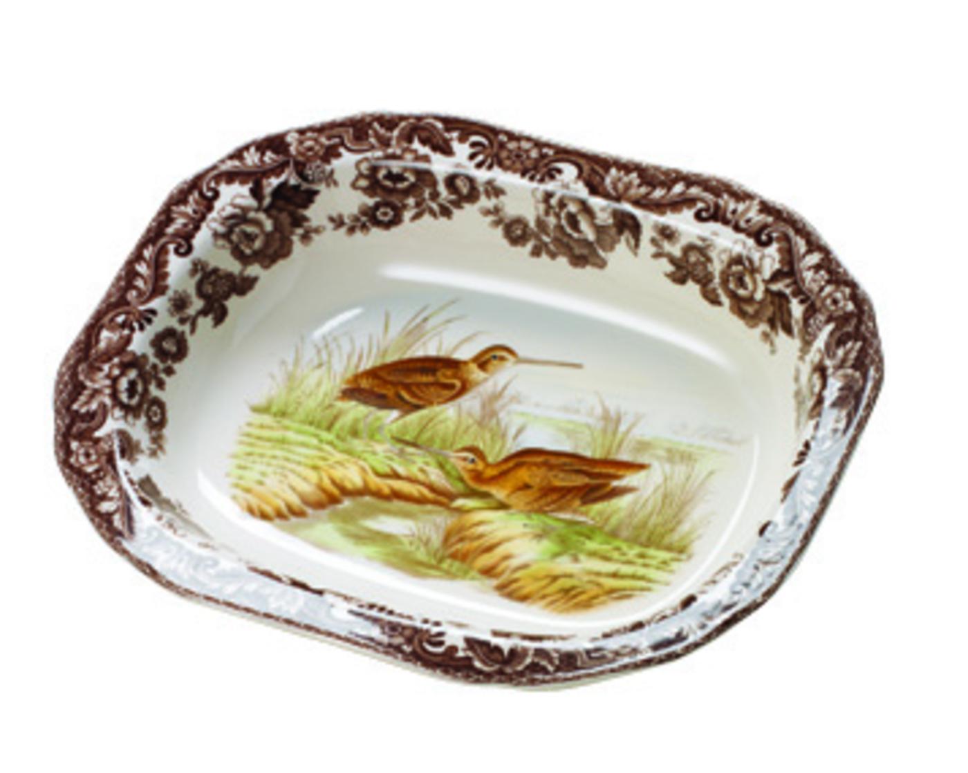 Woodland Open Vegetable Dish 9.5 Inch, Snipe image number null
