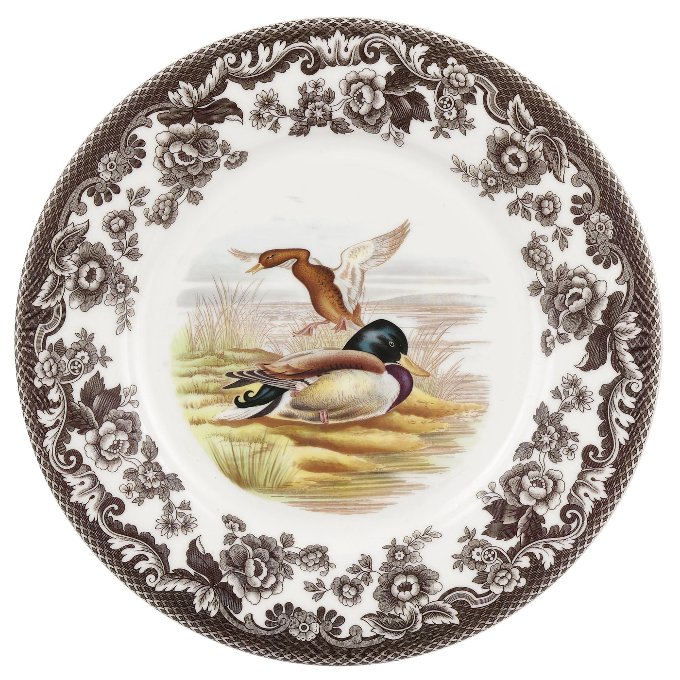 Woodland Mallard Luncheon Plate 9 Inch, Mallard image number null