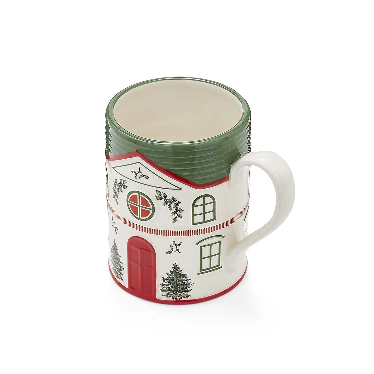 Christmas Tree Village Green Mug image number null