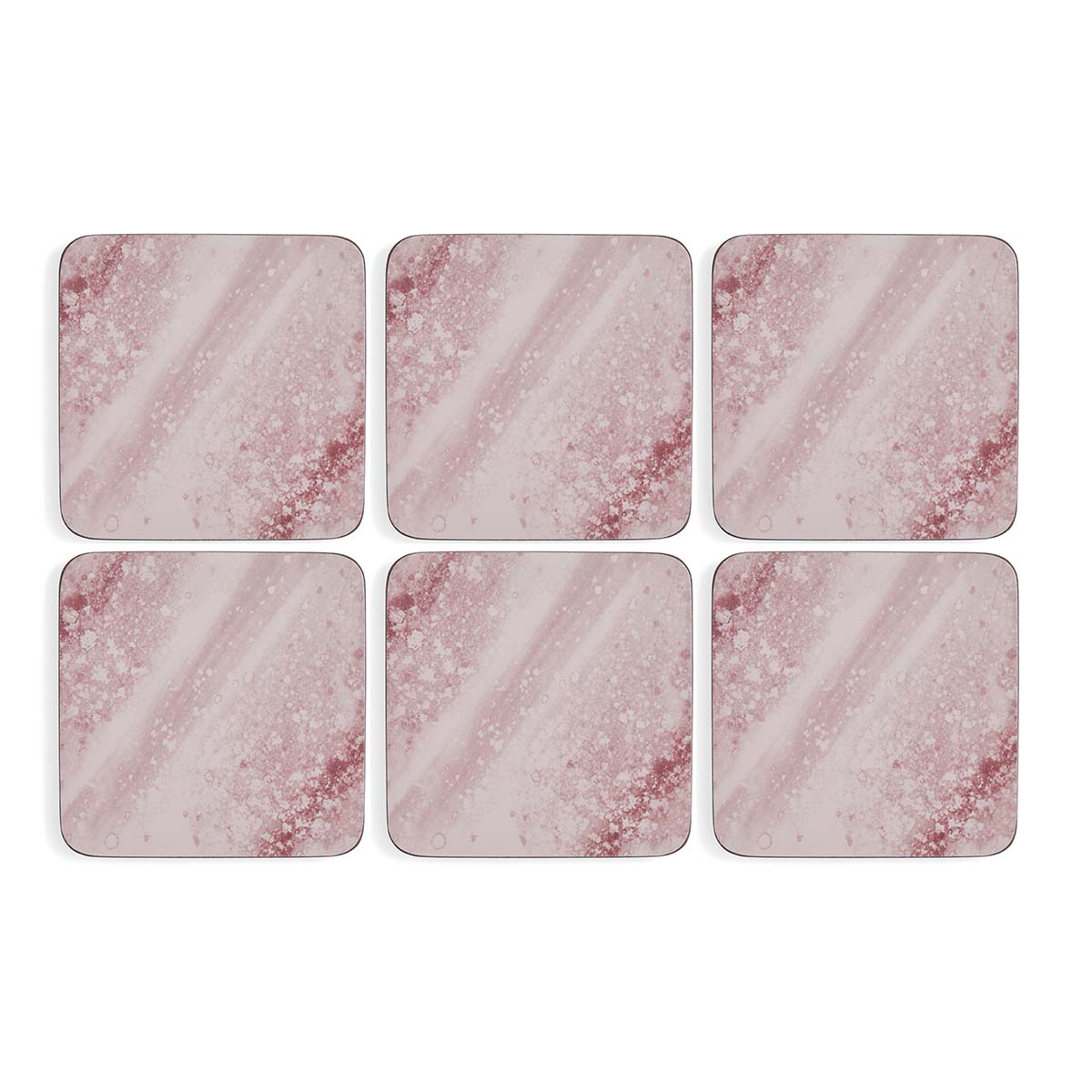 Portmeirion Minerals Rose Quartz Set of 6 Coasters image number null