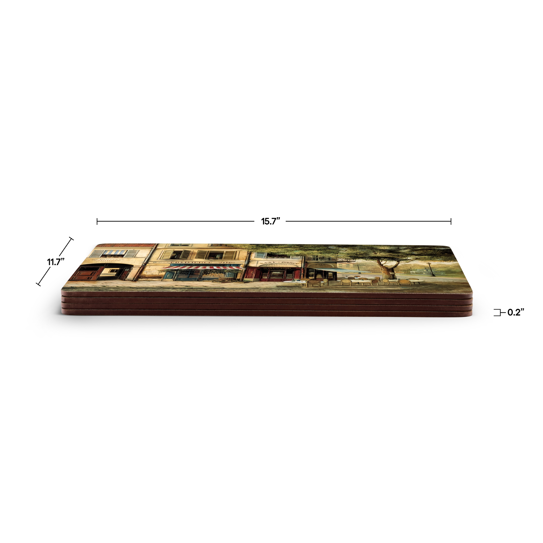 Parisian Scenes Placemats Set of 4 image number null
