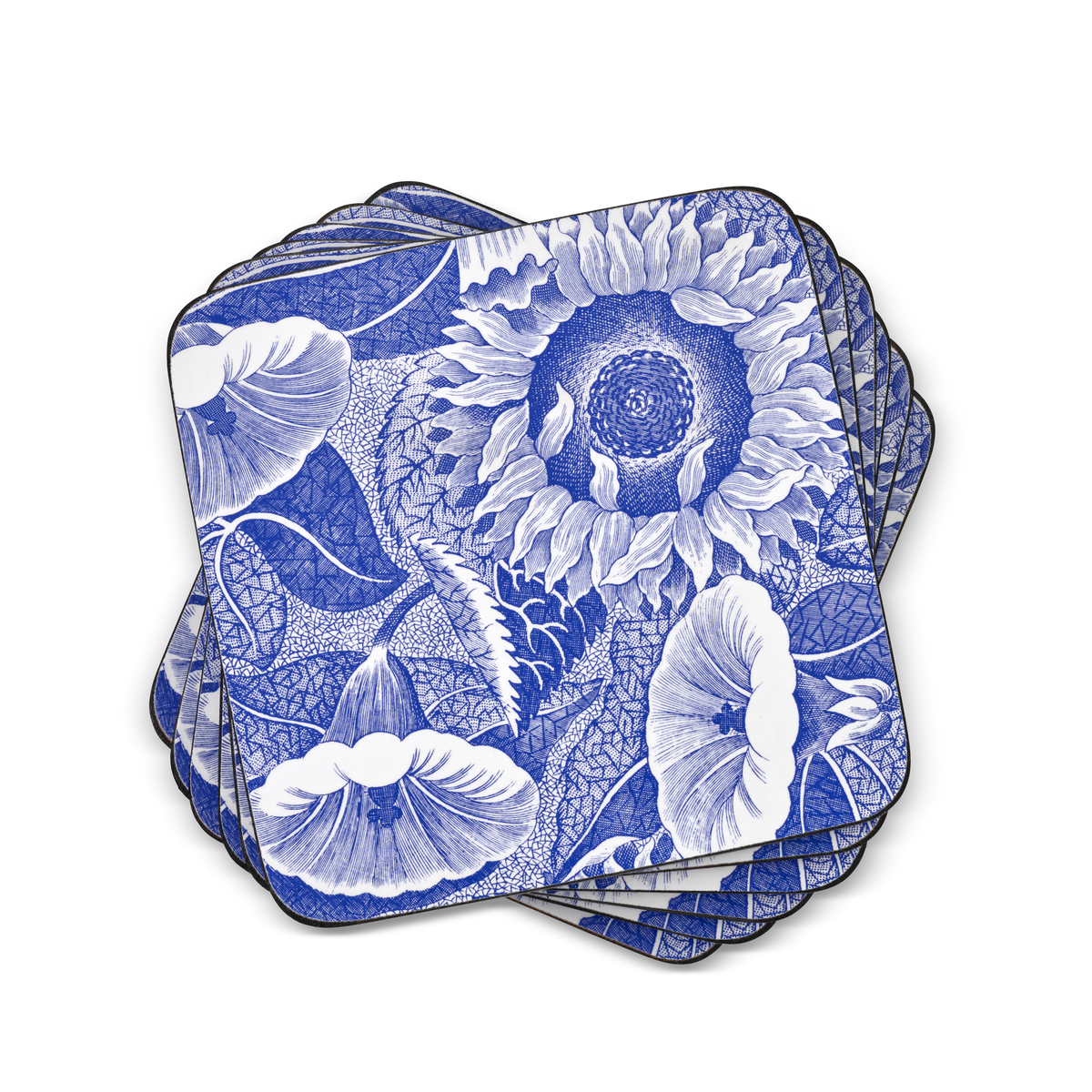 Pimpernel Blue Room Sunflower Coasters Set of 6 image number null