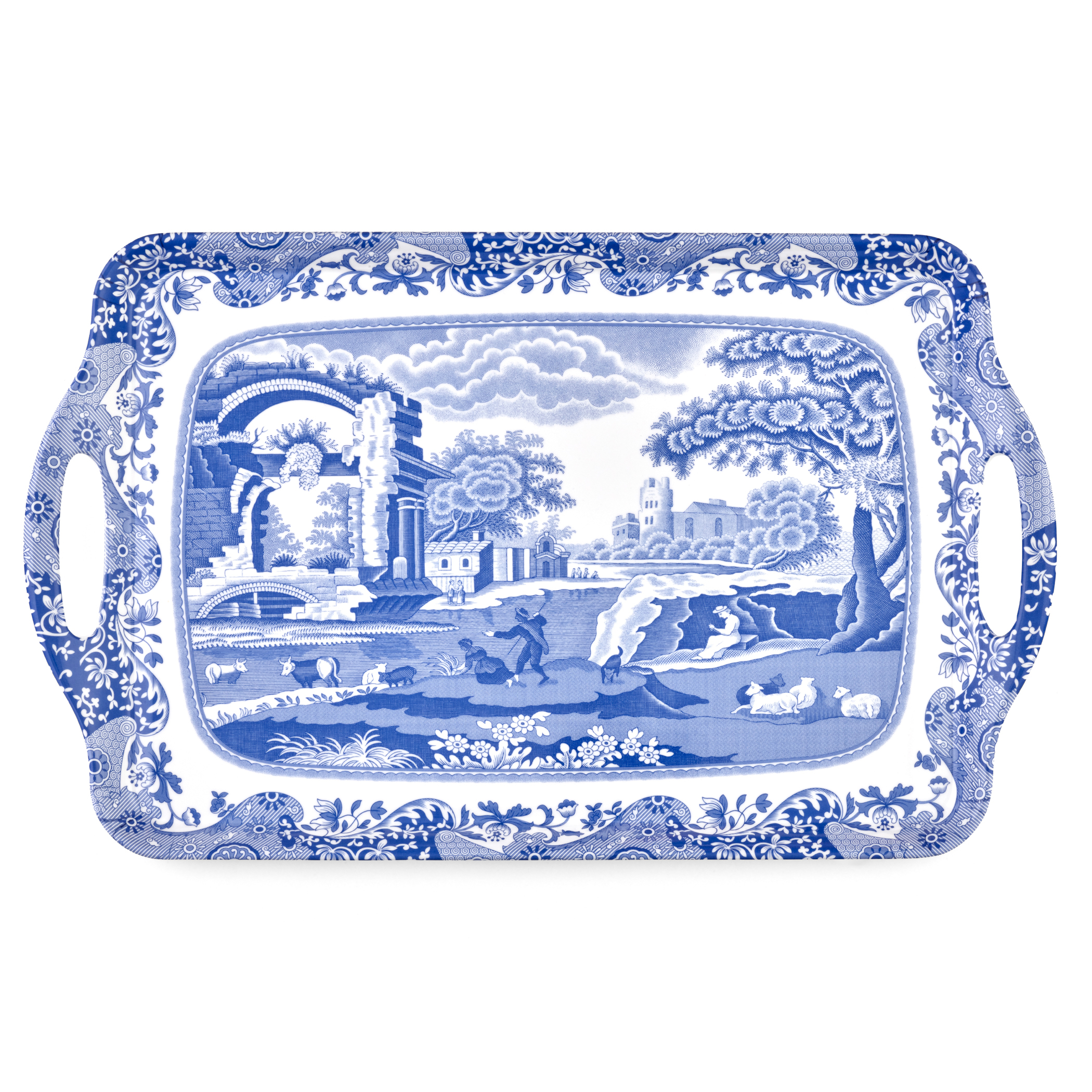 Blue Italian Large Tray image number null