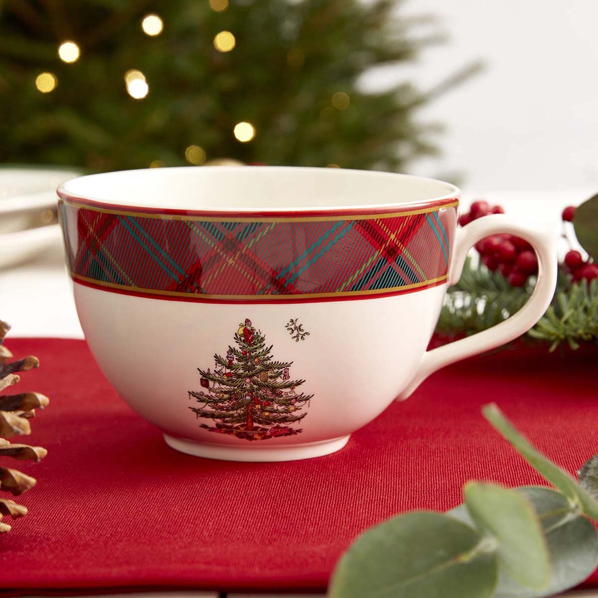 Christmas Tree Tartan 20fl.oz Jumbo  Cup image number null