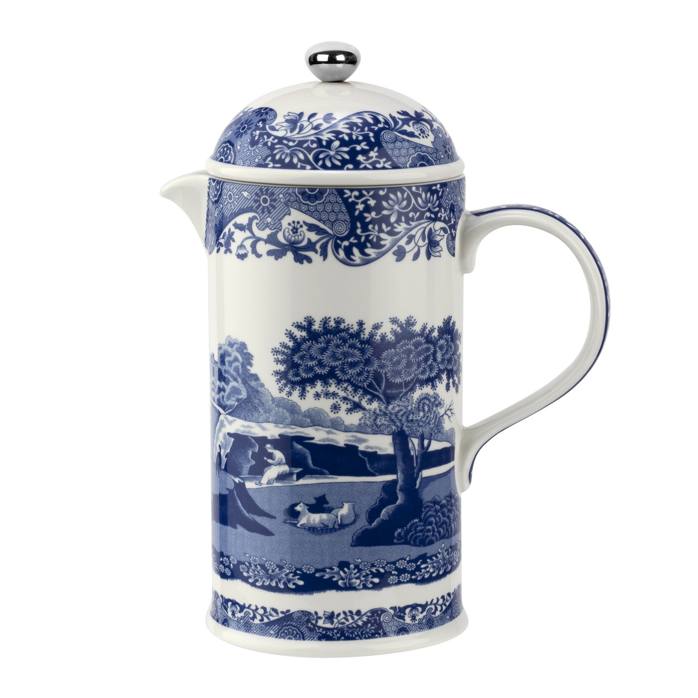 Blue Italian Cafetiere image number null